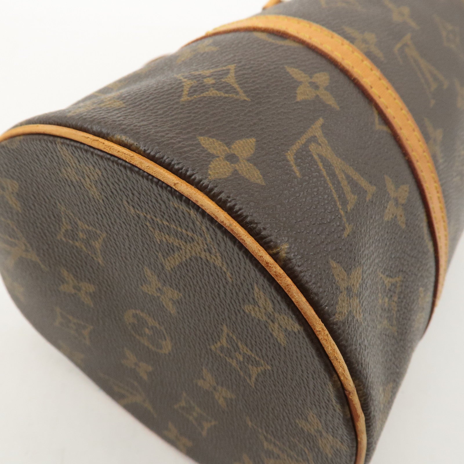 Louis Vuitton Monogram Papillon 30 Hand Bag 
Pouch Brown M51385