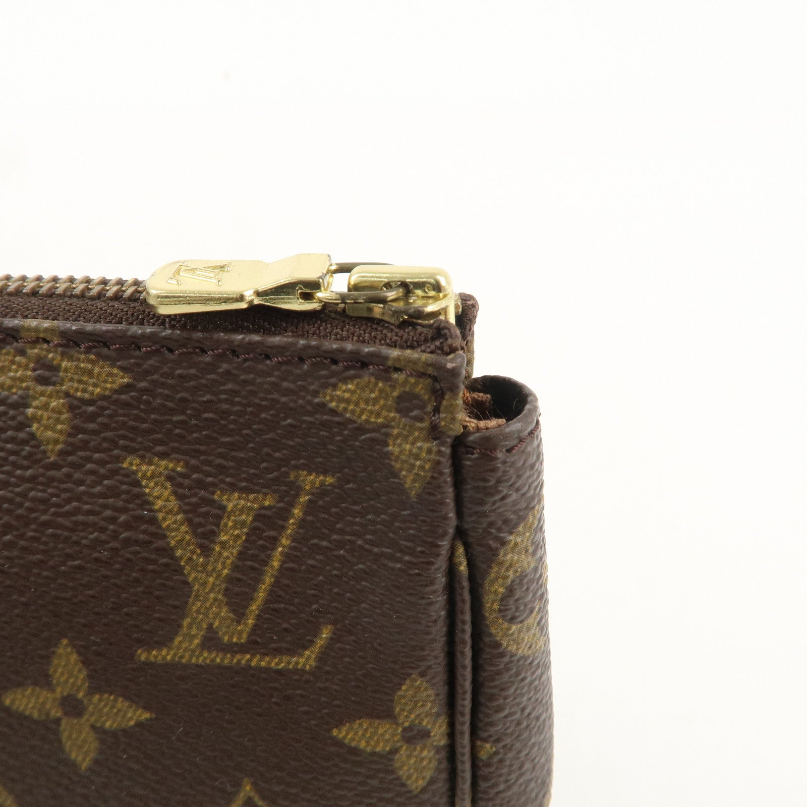 Louis Vuitton Monogram Pochette Accessoir Hand Bag Brown M51980