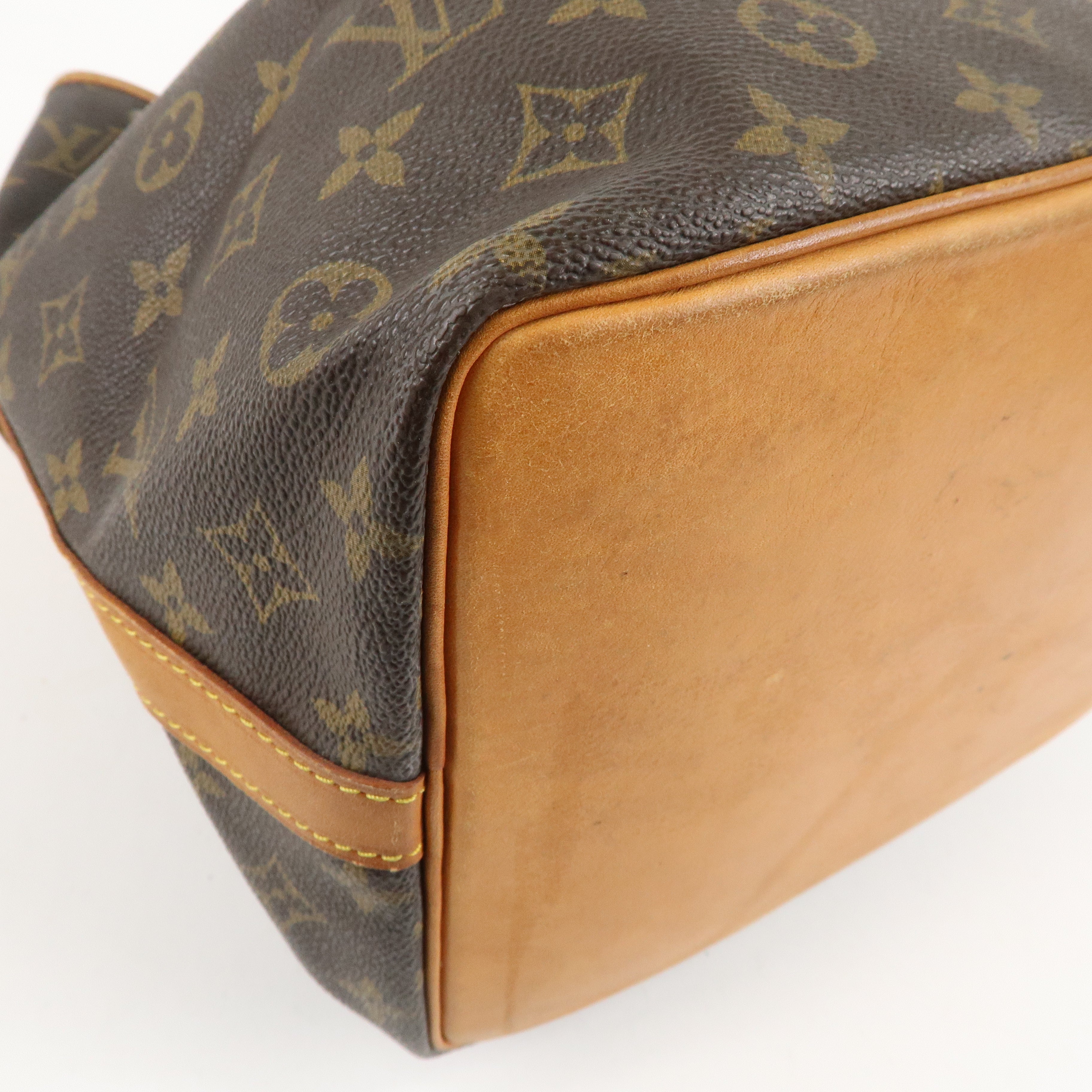 Louis Vuitton Monogram Petit Noe Shoulder Bag Brown M42226