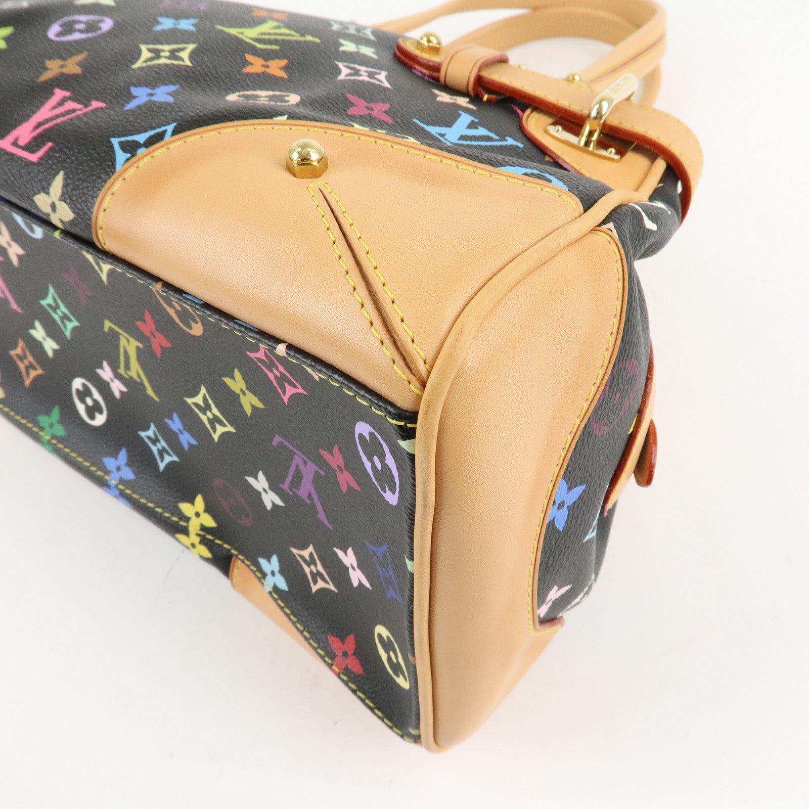 Louis Vuitton Monogram Multi Color Claudia Hand Bag M40194 Used