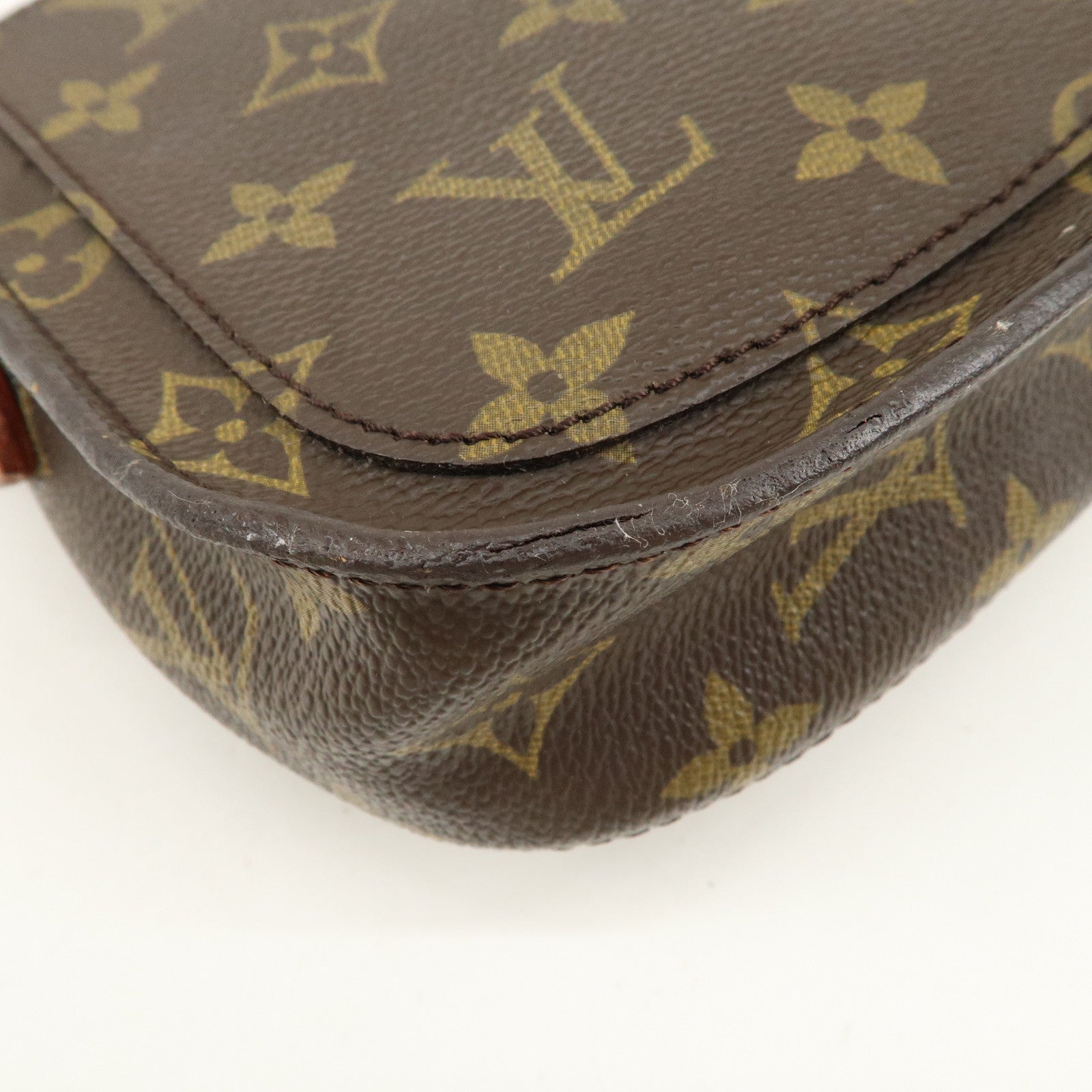 Louis Vuitton Monogram Saint Cloud PM Shoulder Bag Brown M51242