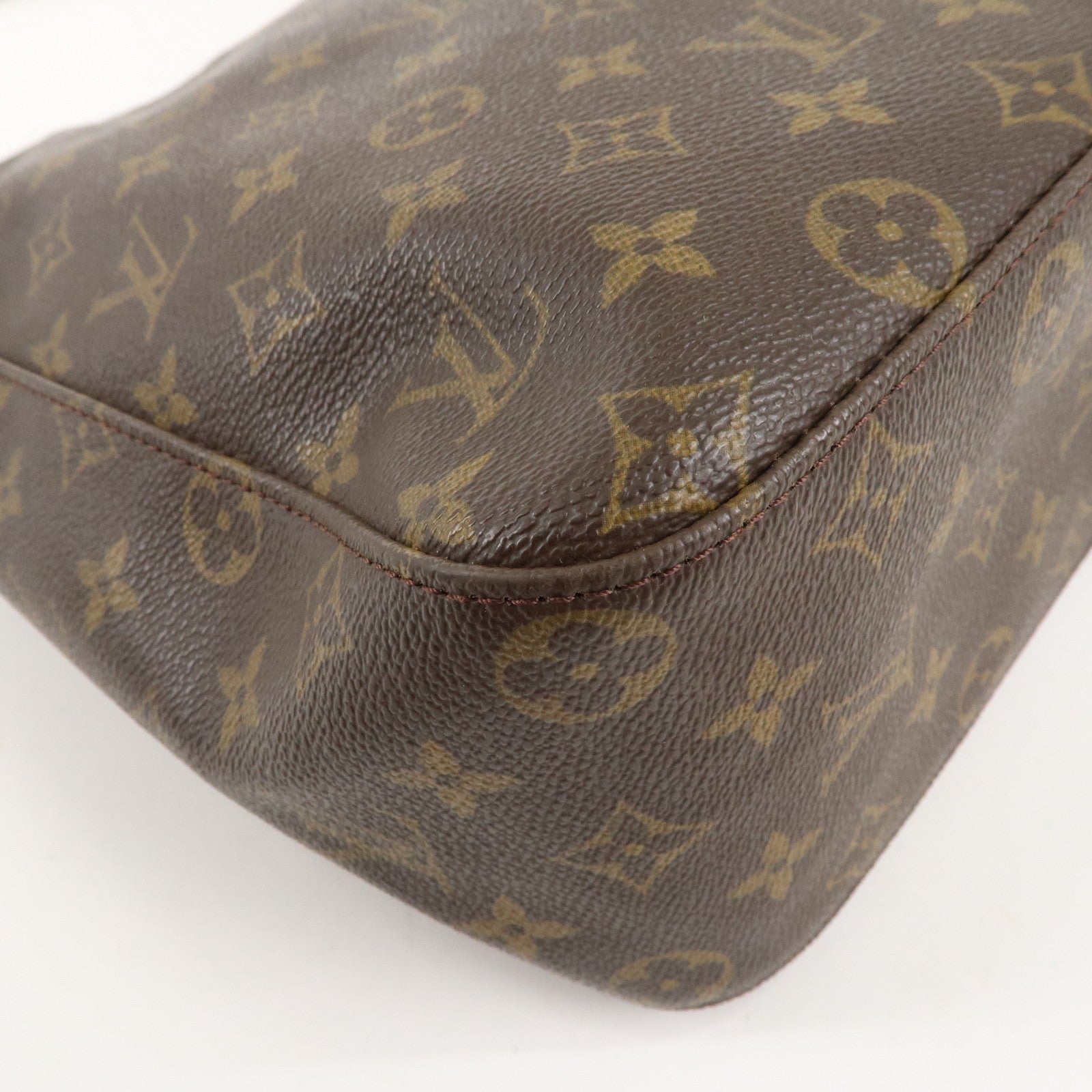 Louis Vuitton Monogram Looping GM Shoulder Bag Brown M51145