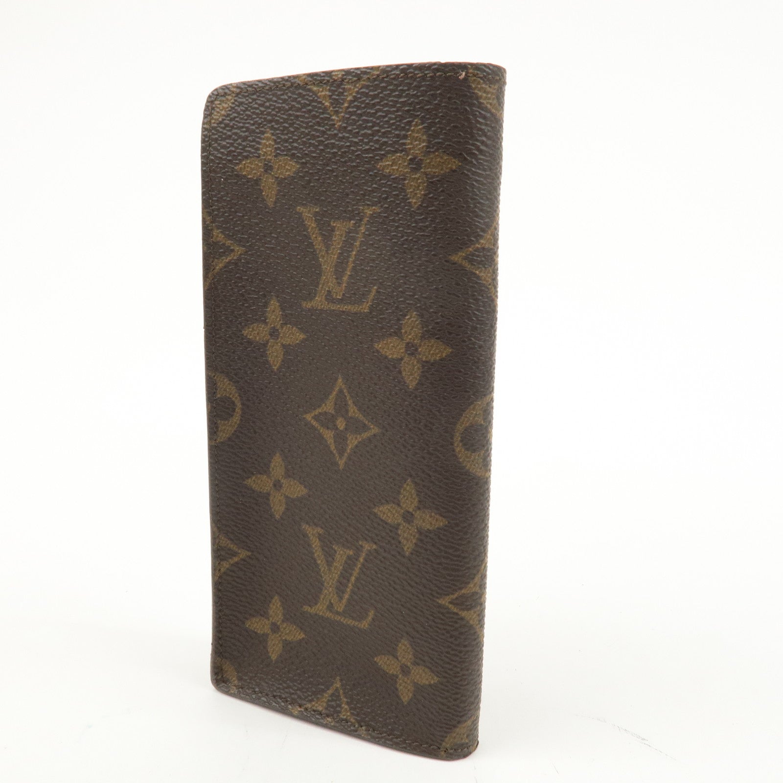 Louis Vuitton Monogram Set of 2 Glasses Case Brown M62962