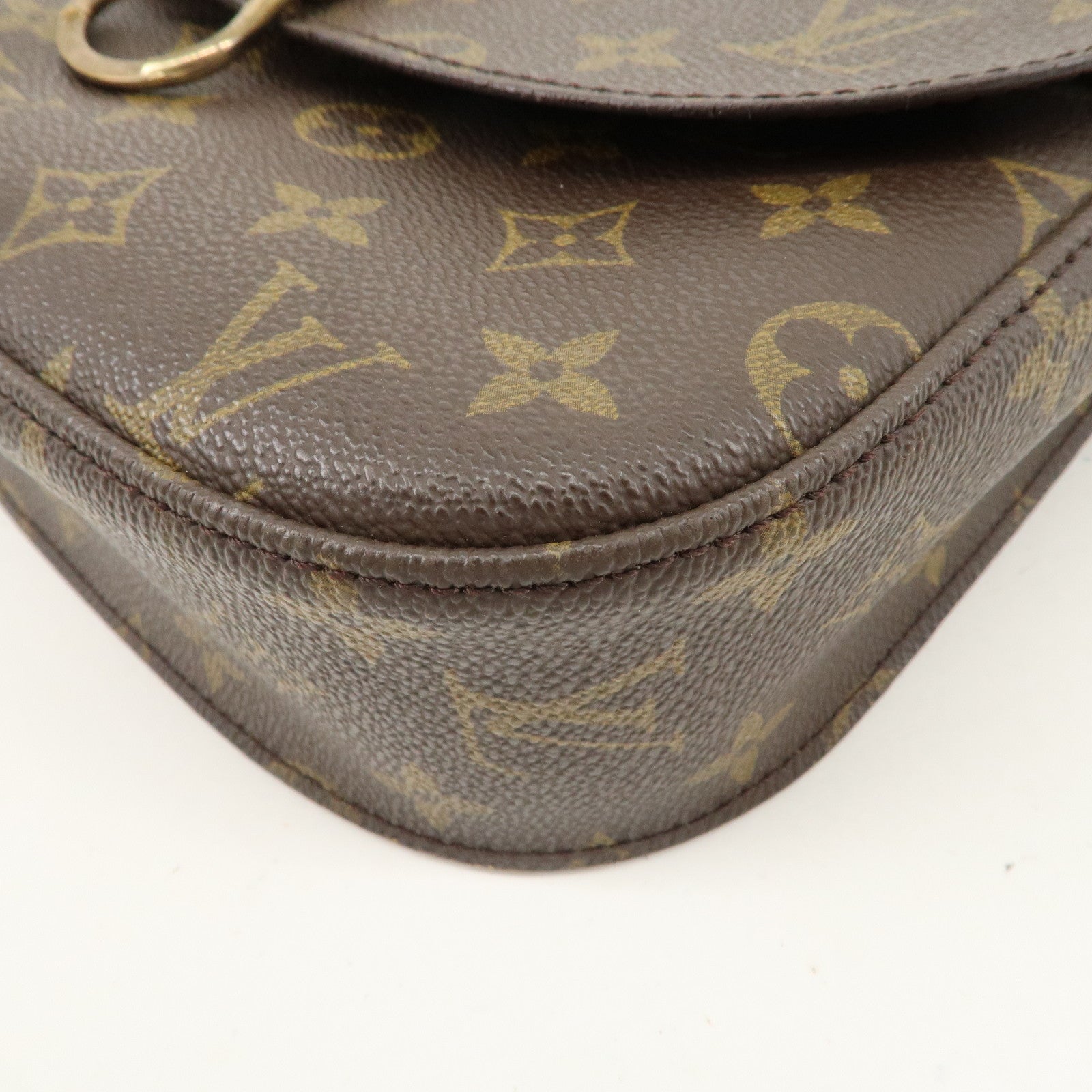 Louis Vuitton Monogram Saint Cloud GM Shoulder Bag Brown M51242