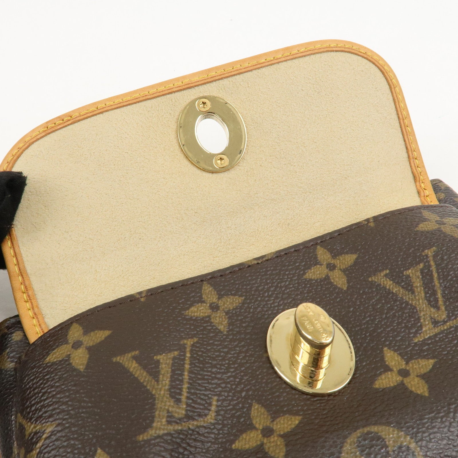 Louis Vuitton Monogram Pochette Tikal Pouch Purse M60019 Used