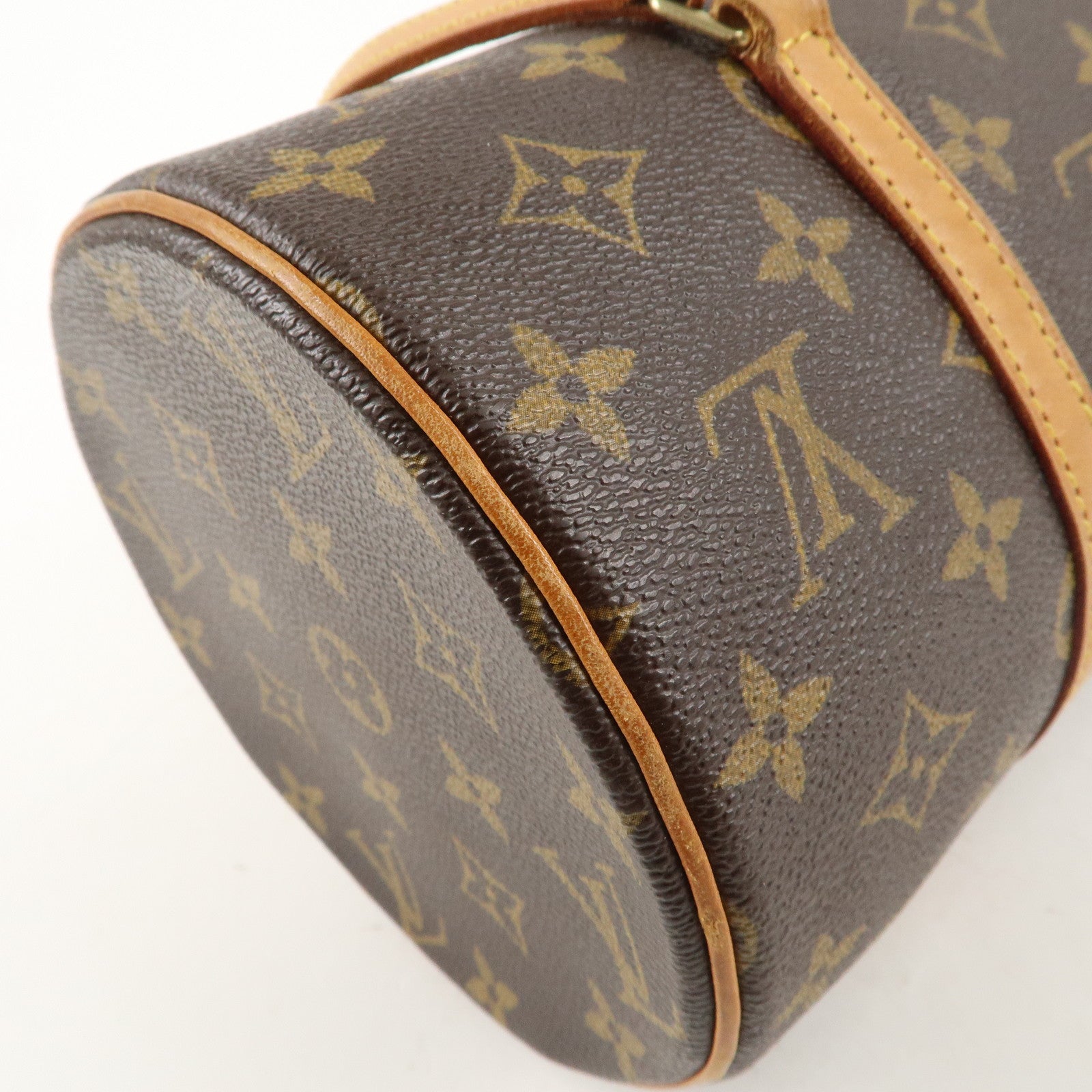 Louis Vuitton Monogram Papillon 30 Hand Bag Brown M51385