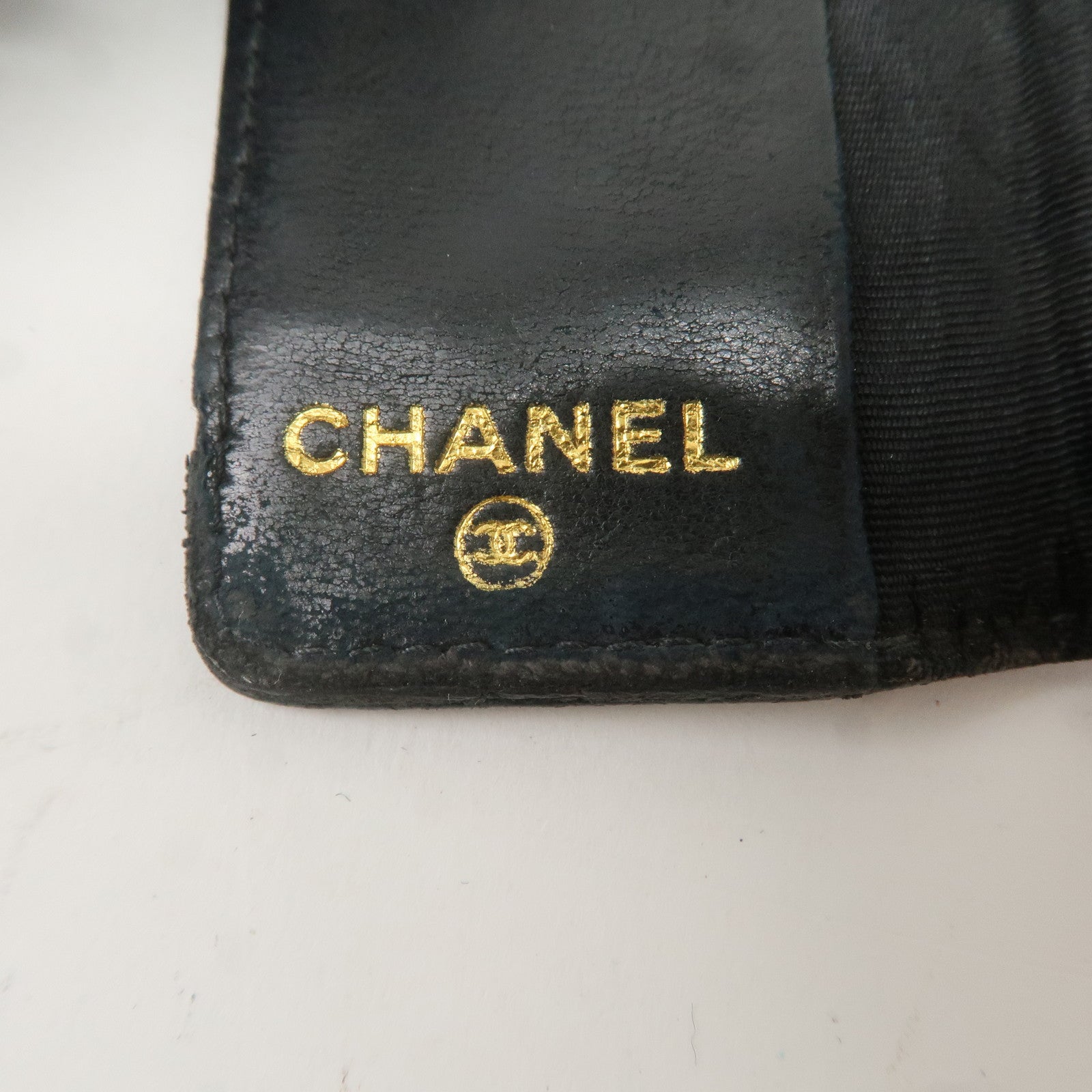 CHANEL Set of 2 Lamb Skin Caviar Skin 6 Hook Key Case BlackUsed F/S