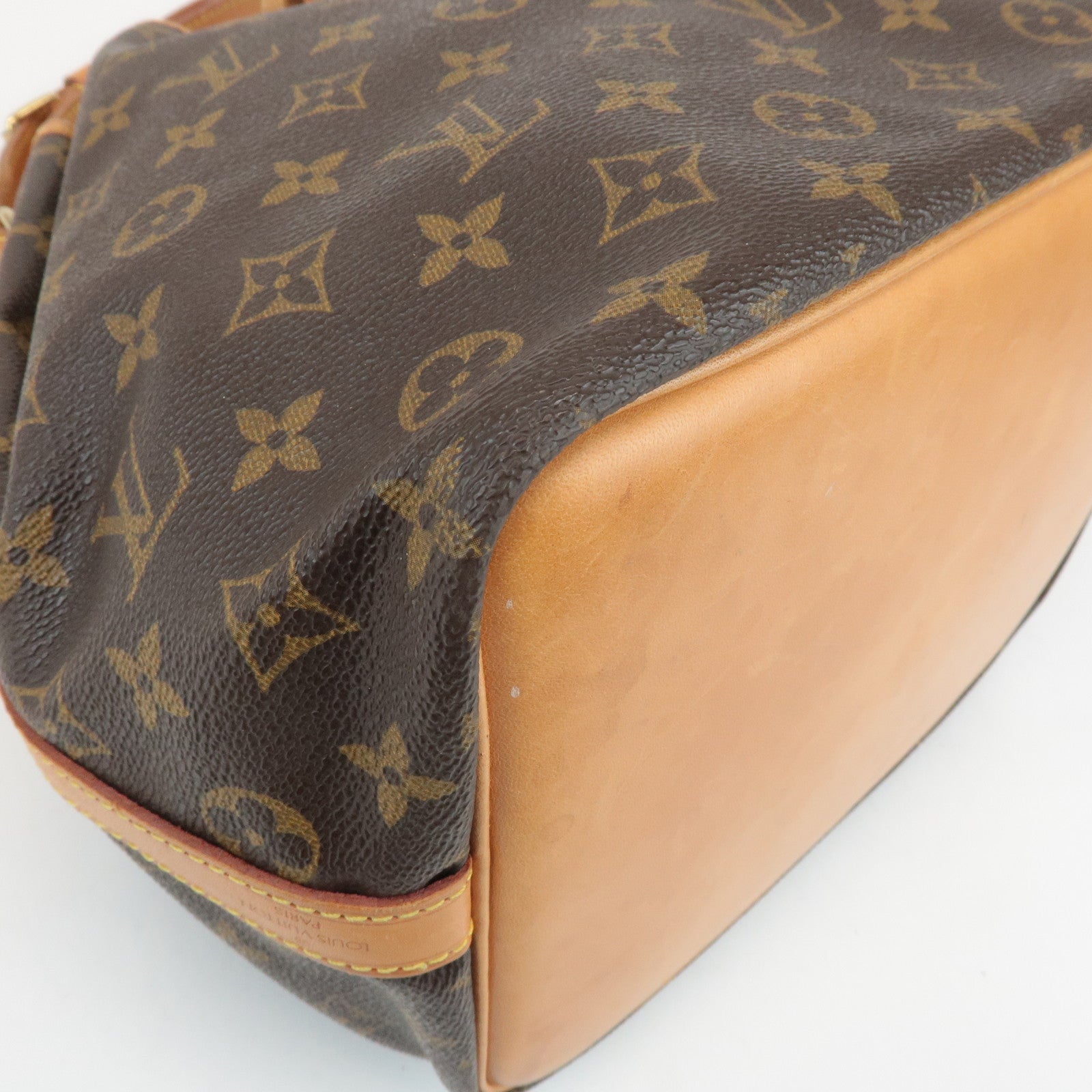 Louis Vuitton Monogram Petit Noe Shoulder Bag Brown M42226 Used