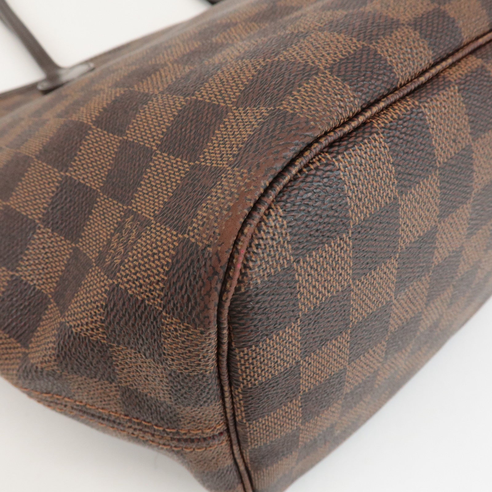 Louis Vuitton Damier Neverfull MM Tote Bag Hand Bag Brown N51105