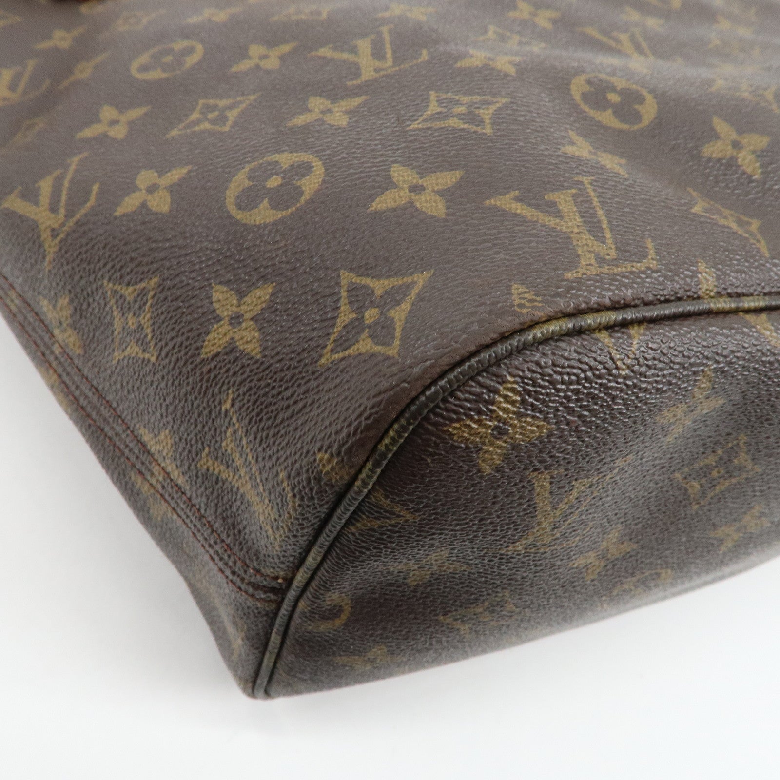 Louis Vuitton Monogram Neverfull MM Tote Bag Brown M40156 Used