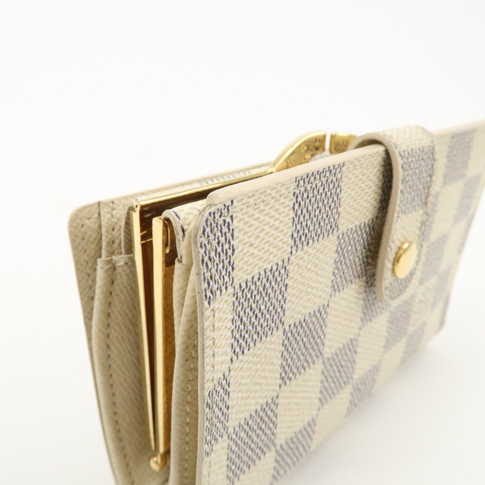 Louis Vuitton Damier Portefeuille Viennois Bifold Wallet N61676 Used