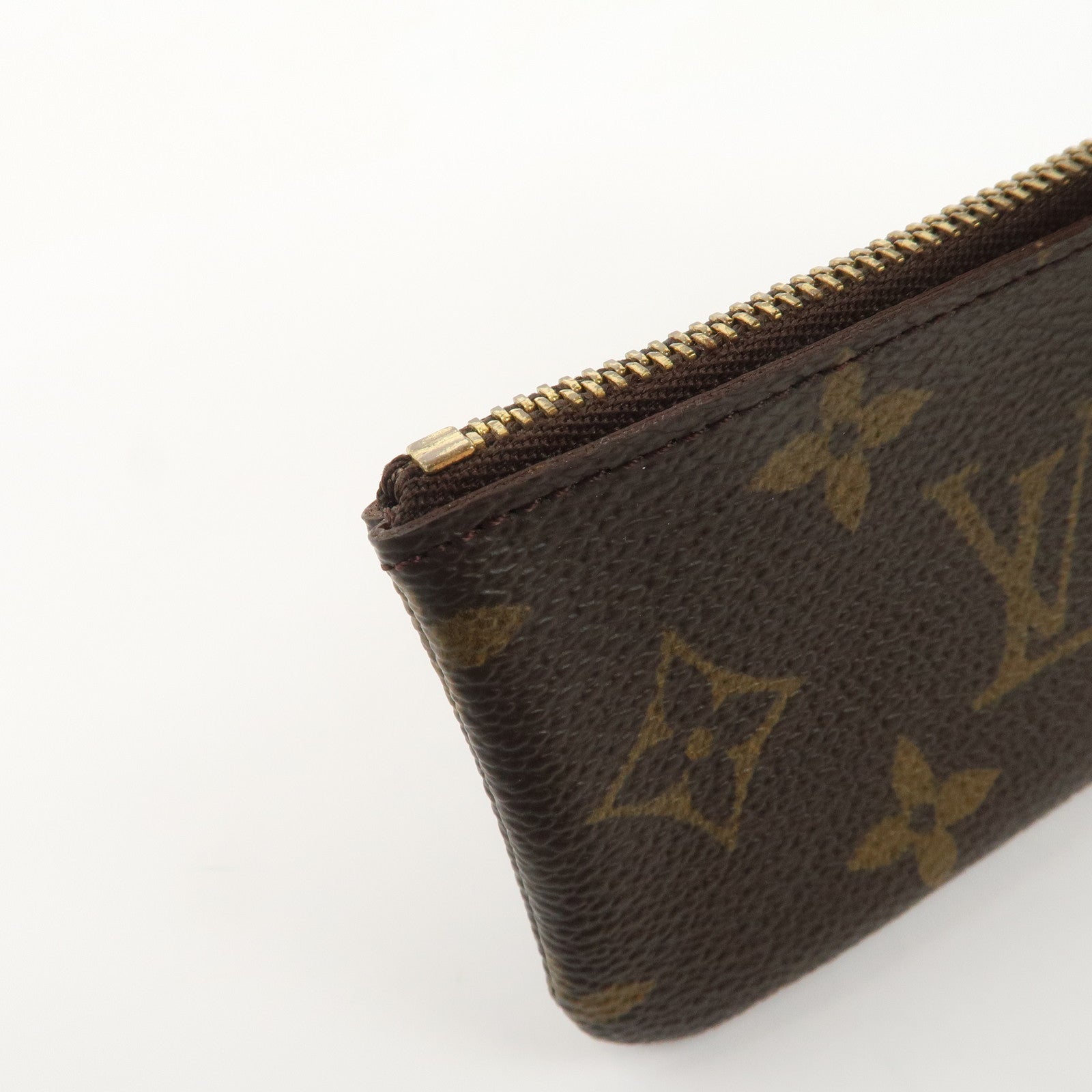 Louis Vuitton Monogram Pochette Cles Coin Case Key Case  M62650