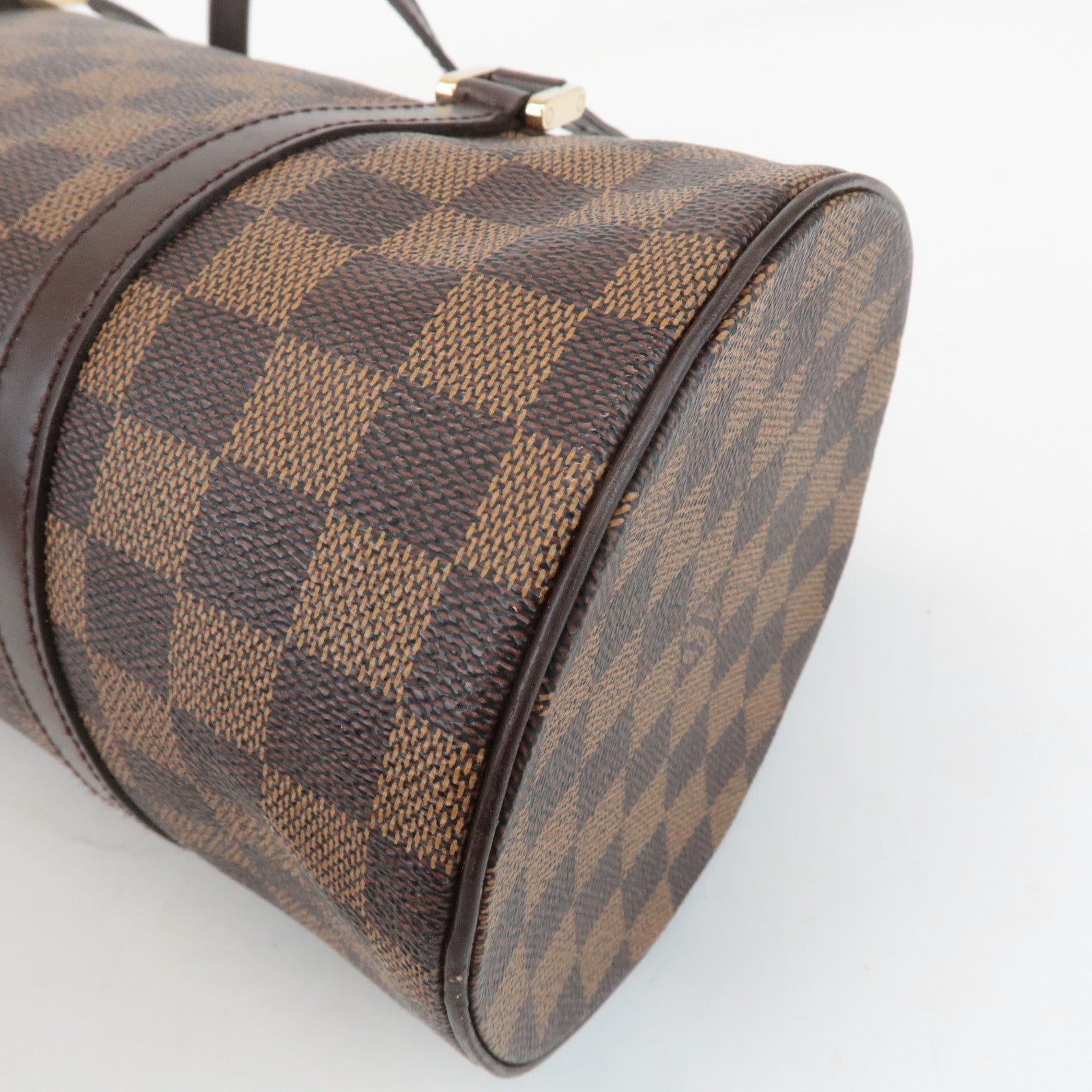 Louis Vuitton Damier Ebene Papillon 30 Hand Bag Brown N51303 Used