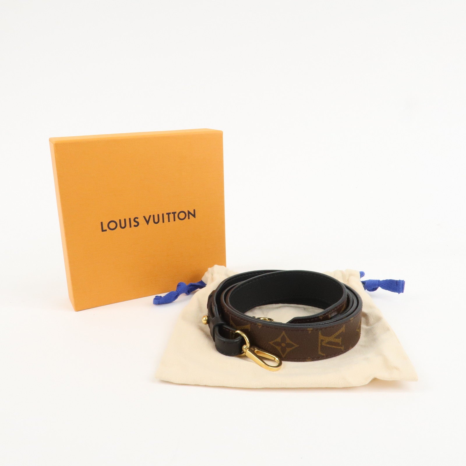 Louis Vuitton Monogram Shoulder Strap XL Noir Black J02331 Used