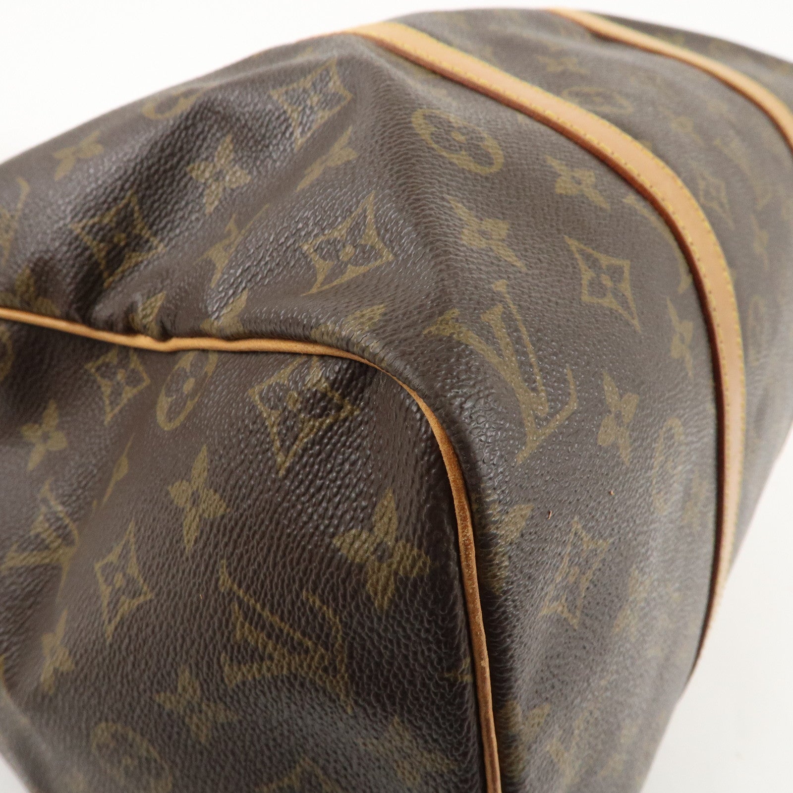 Louis Vuitton Monogram Sac Souple 35 Boston Bag Brown M41626