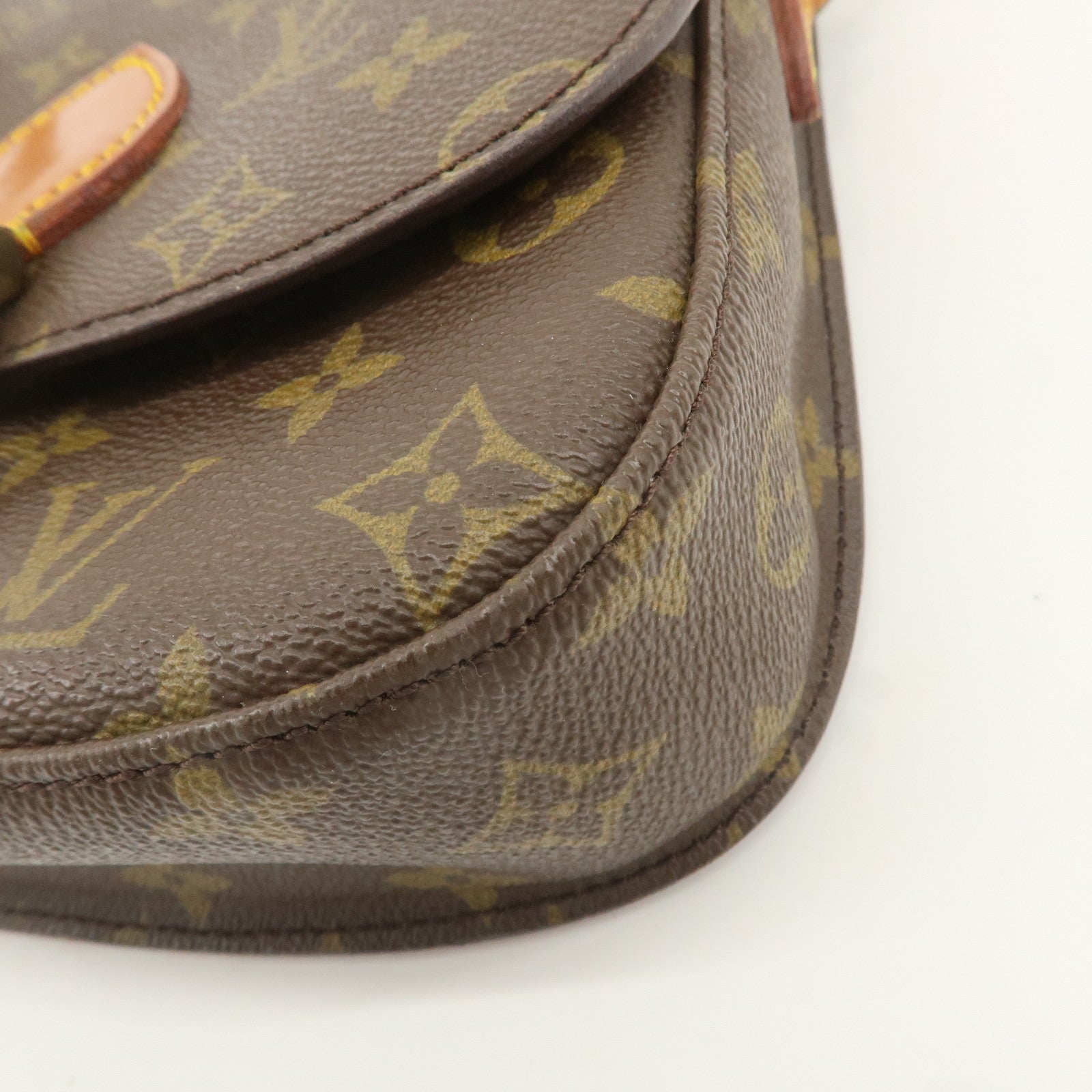 Louis Vuitton Monogram Saint Cloud MM Shoulder Bag Brown M51243