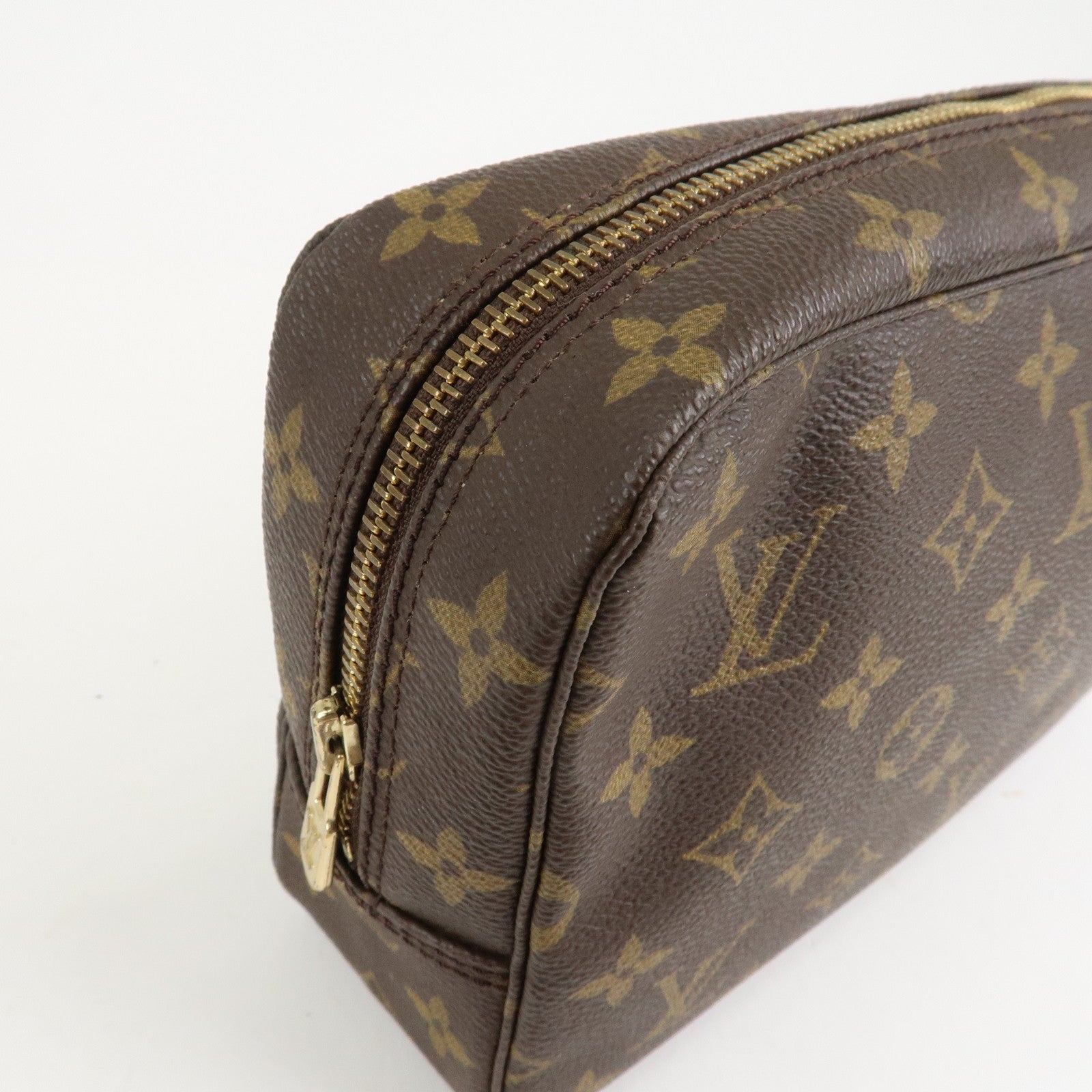 Louis Vuitton Monogram Trousse Toilette 23 Pouch Brown M47524 Used