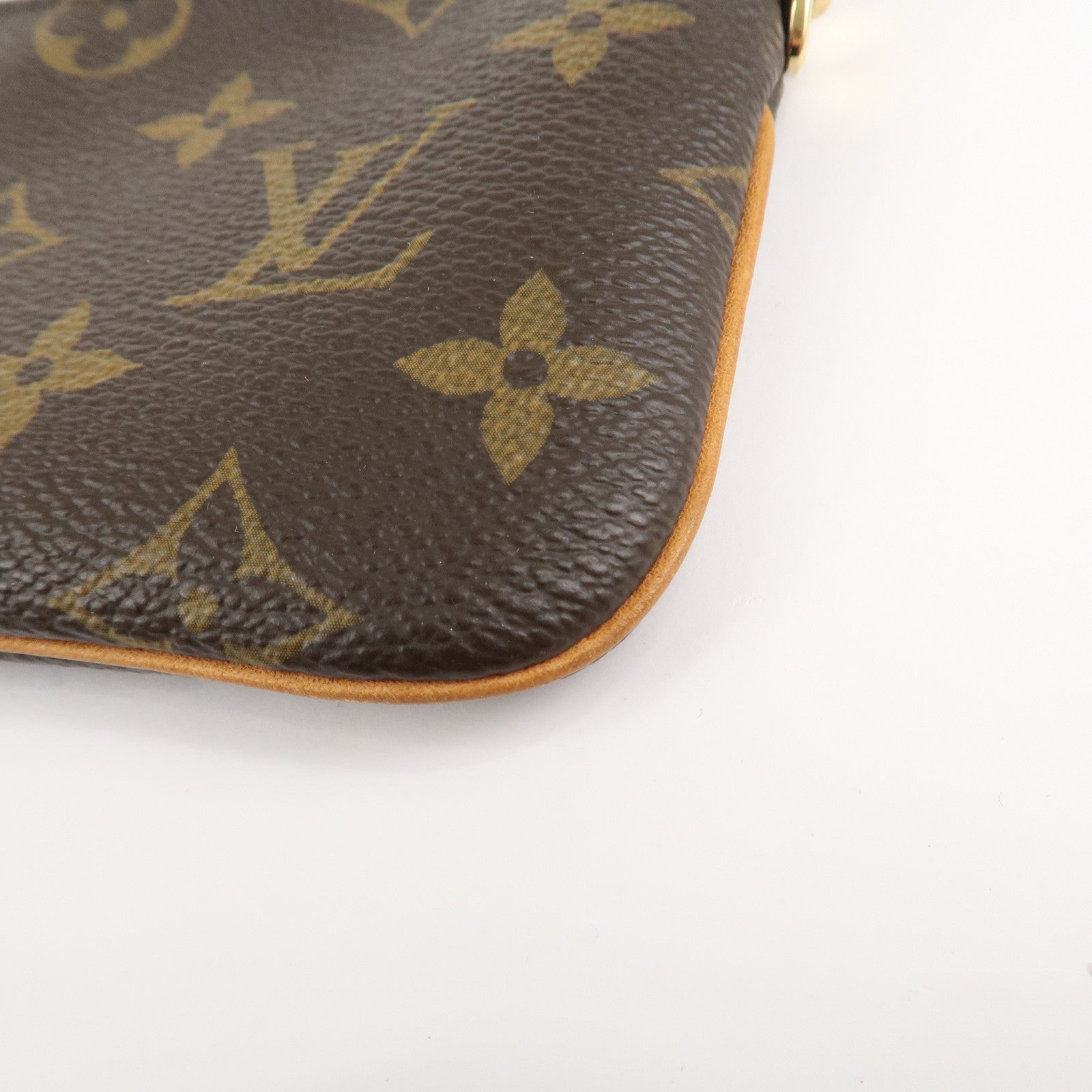 Louis Vuitton Monogram Pochette Milla PM Mini Pouch M60095