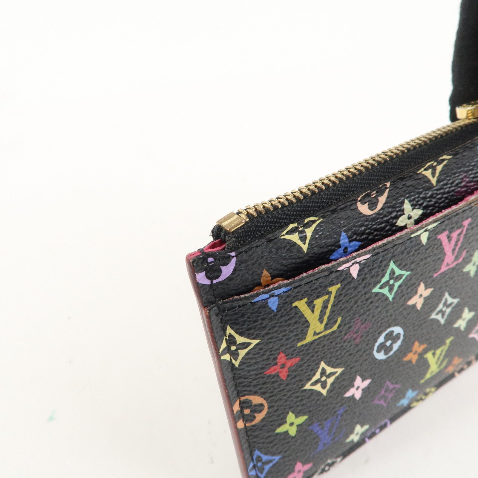 Louis Vuitton Monogram Multi Color Pochette Cles Coin Case M93735