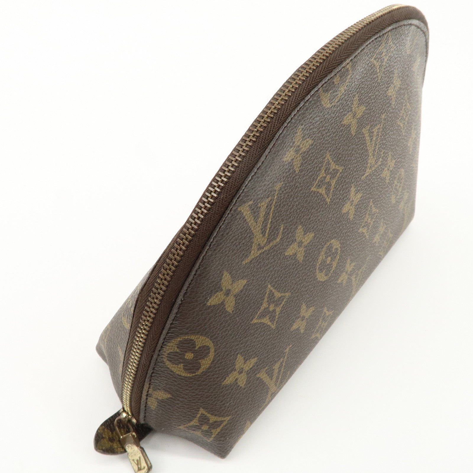 Louis Vuitton Monogram Trousse Demi Ronde Pouch M47520 Used