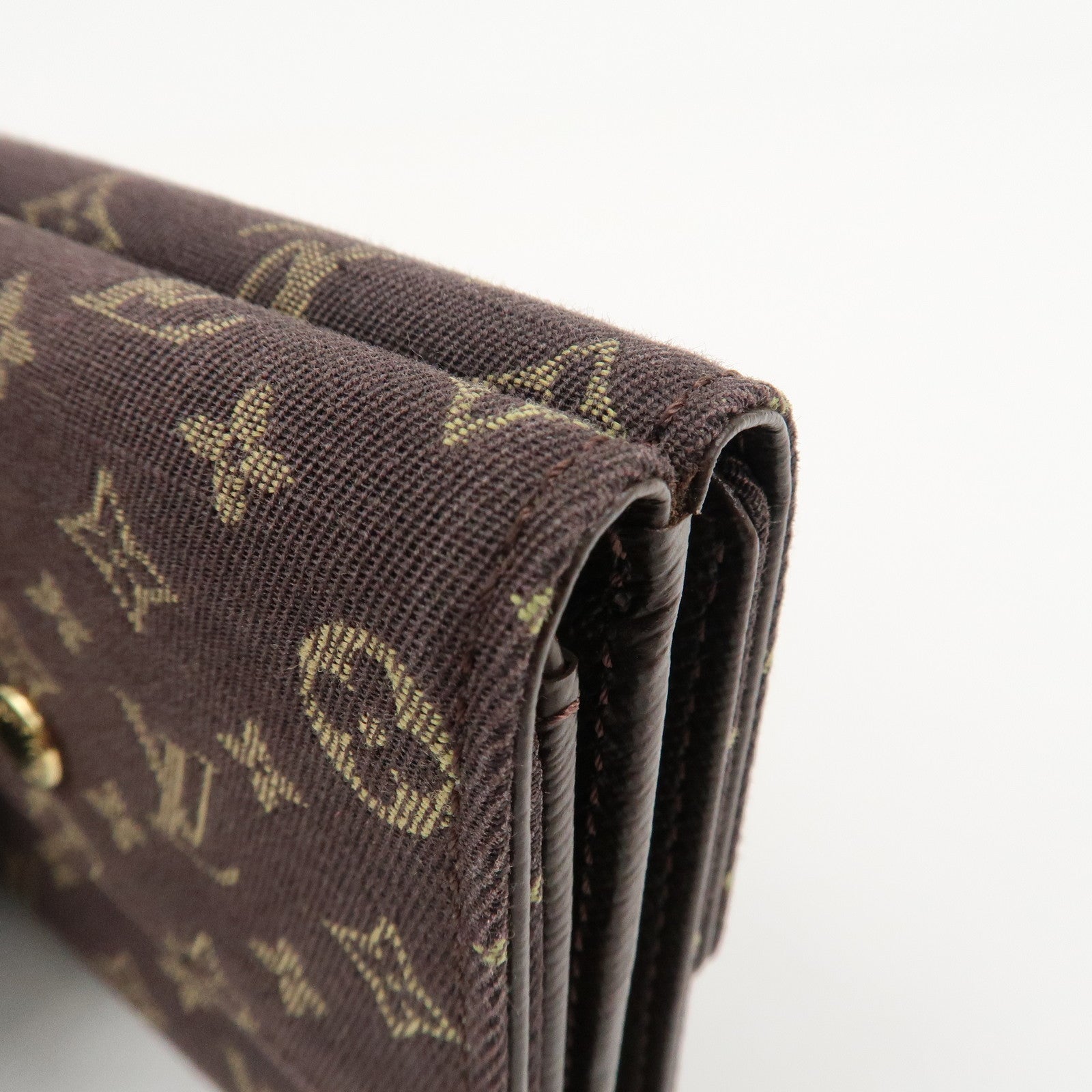 Louis Vuitton Monogram Mini Lin Portefeuille Elise Wallet M95233