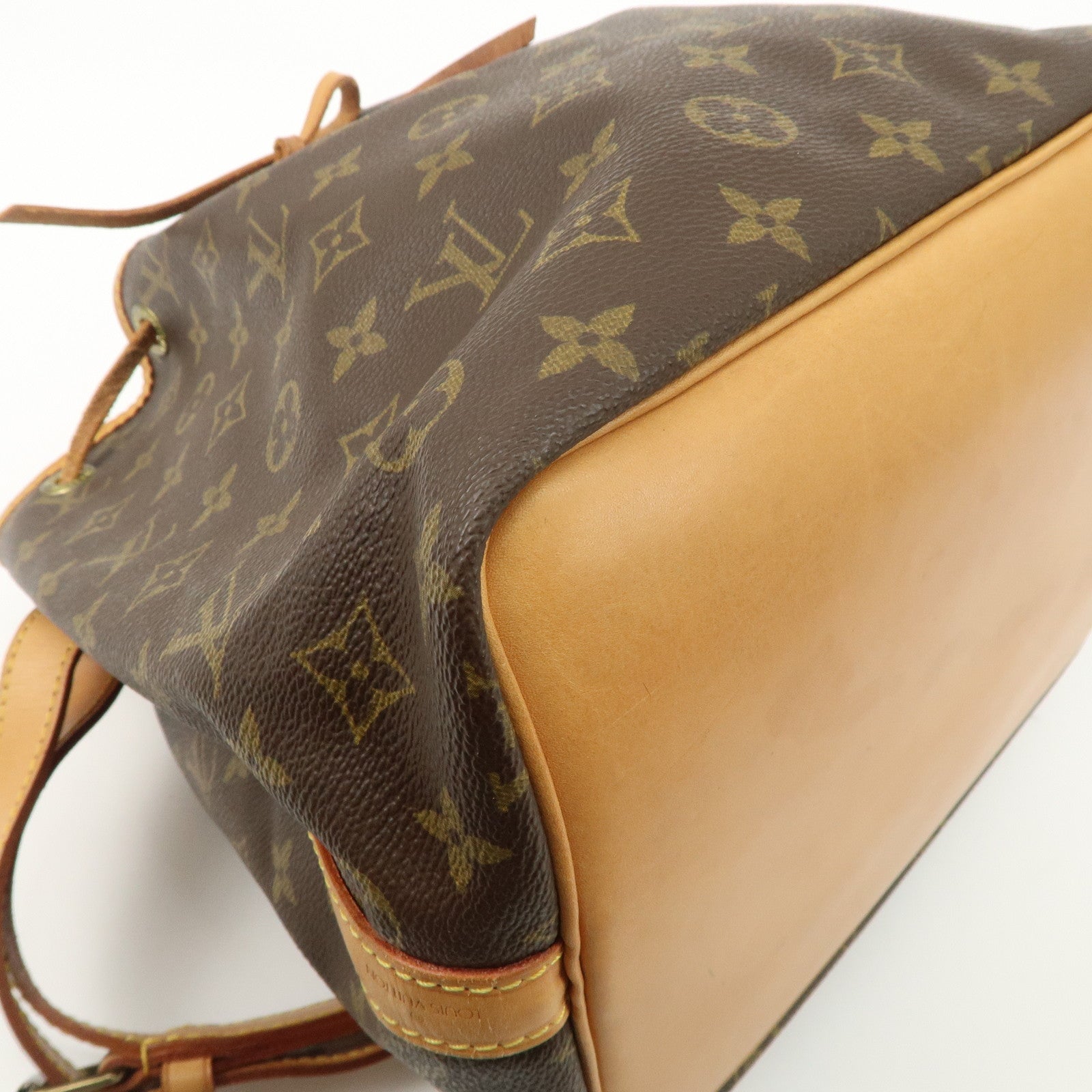 Louis Vuitton Monogram Petit Noe Shoulder Bag Brown M42226