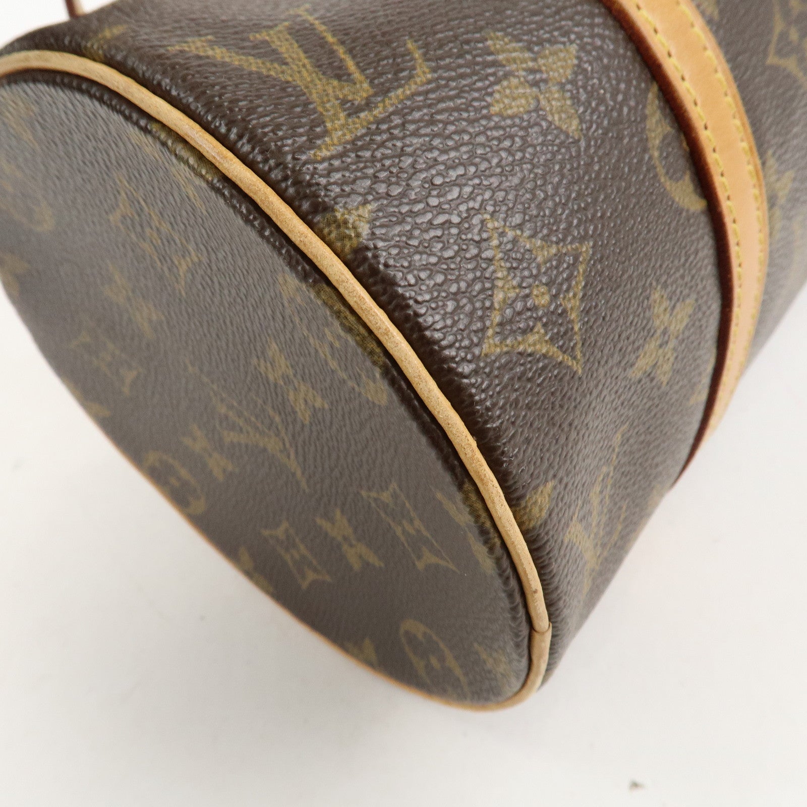 Louis Vuitton Monogram Papillon 26 Hand Bag Brown M51386 Used