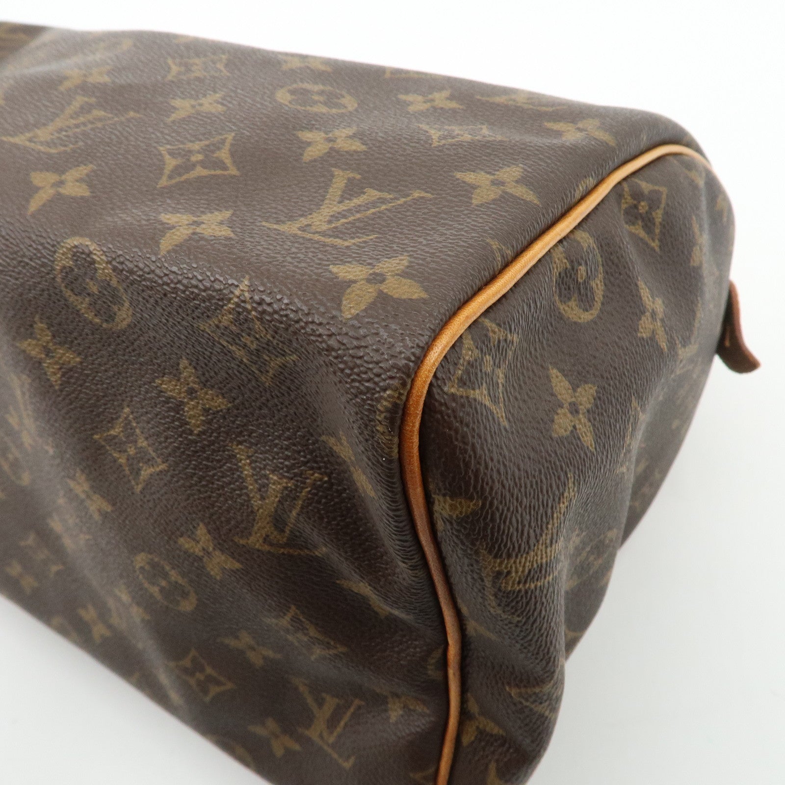 Louis Vuitton Monogram Speedy 30 Hand Bag Boston Bag M41526 Used