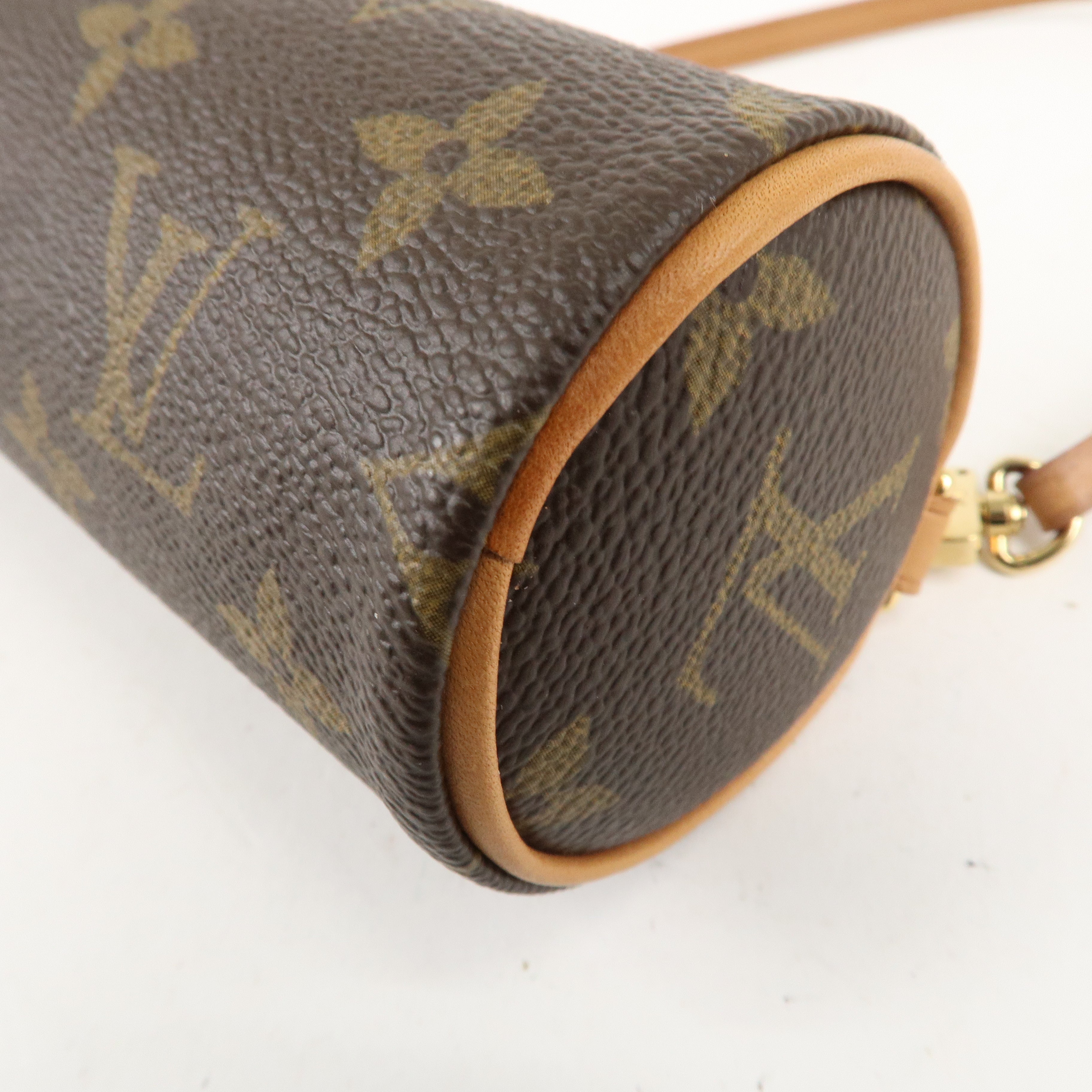 Louis Vuitton Monogram Mini Pouch for Papillon Hand Bag Brown