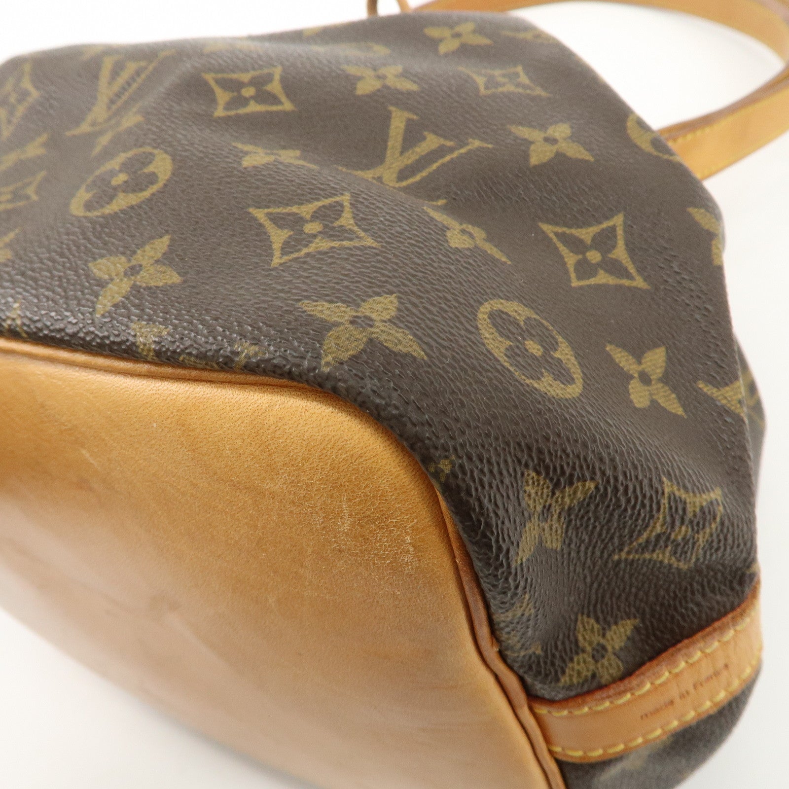 Louis Vuitton Monogram Petit Noe Shoulder Bag Brown M42226 Used