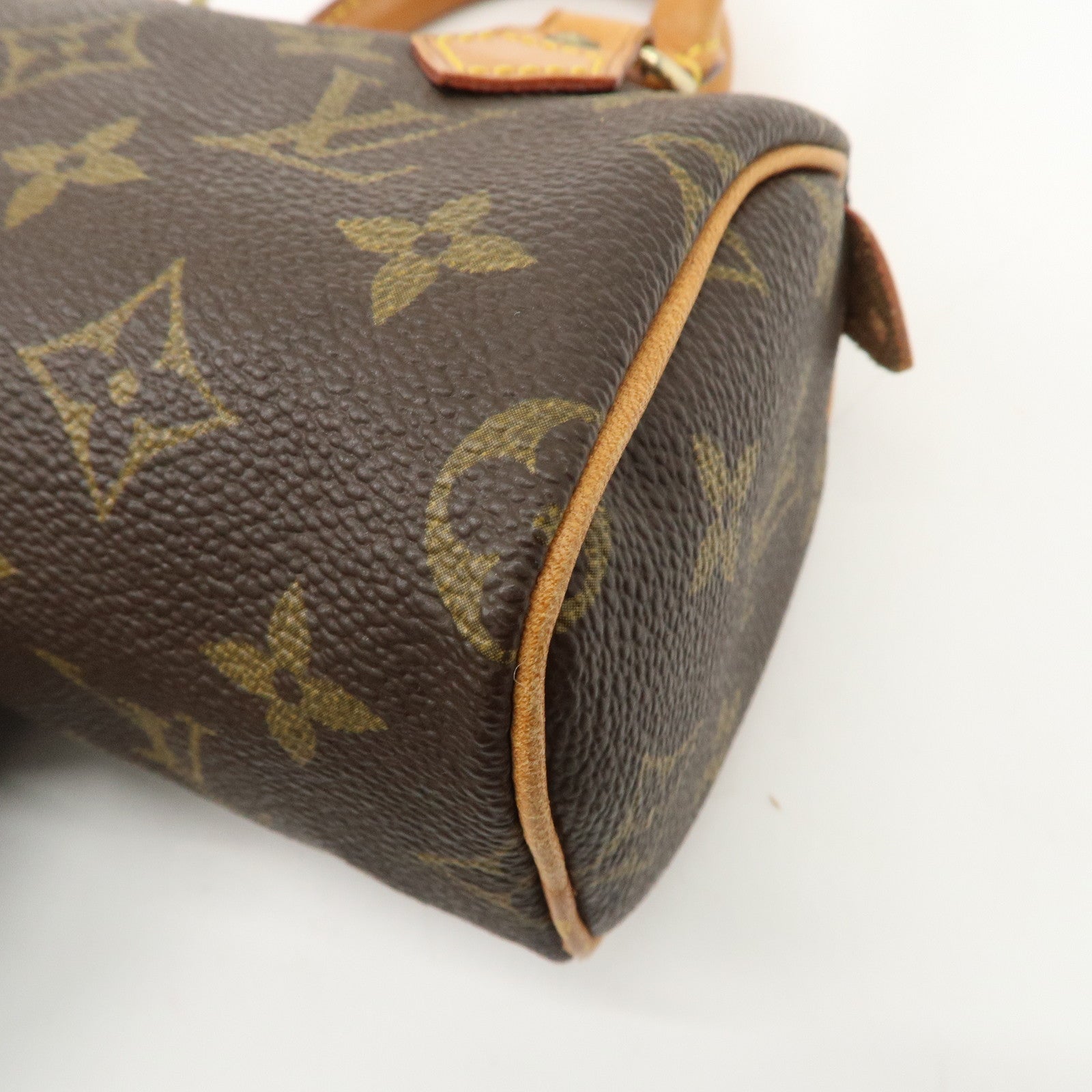 Louis Vuitton Monogram Mini Speedy 
Strap Brown M41534 Used