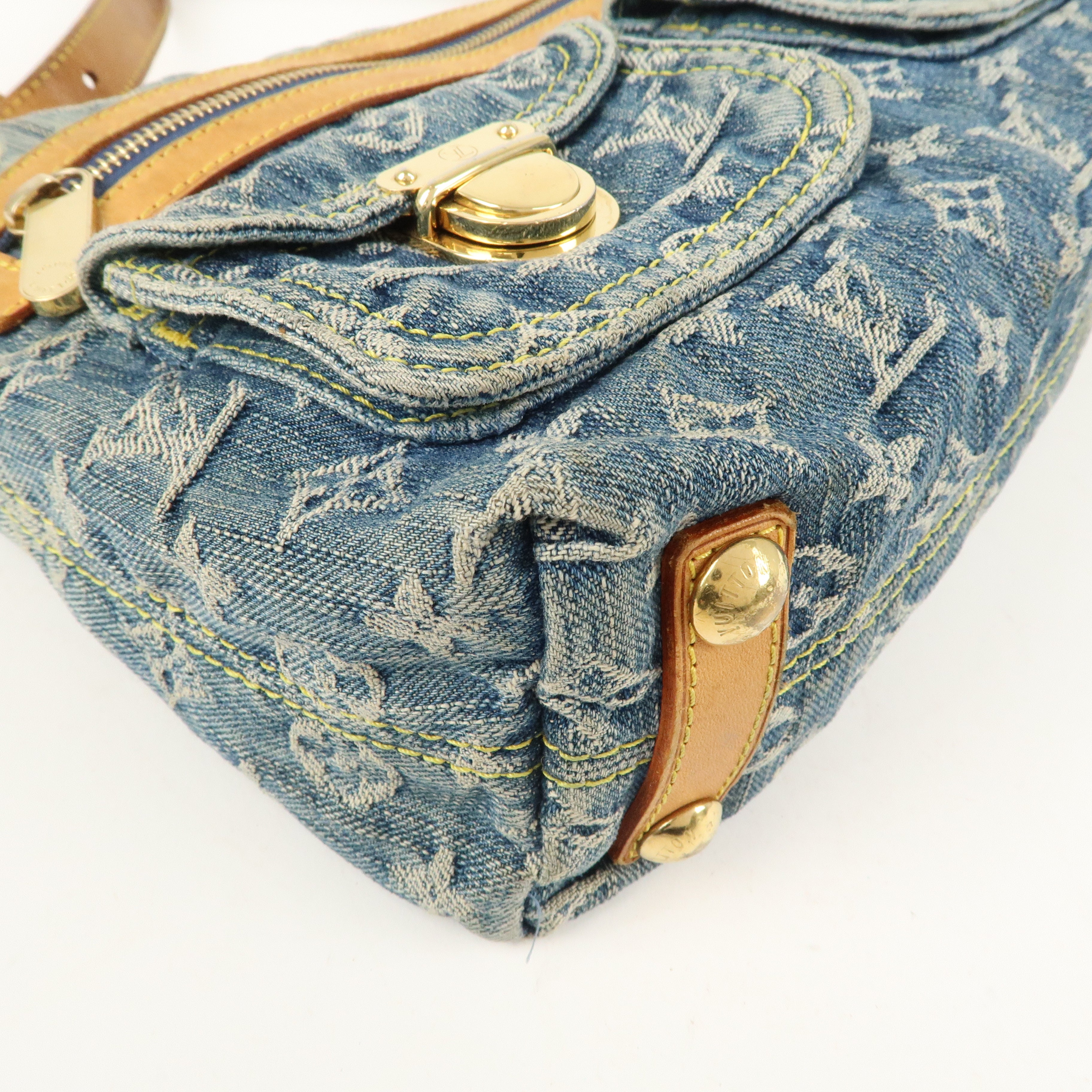 Louis Vuitton Monogram Denim Baggy PM 2Way Shoulder Bag M95049