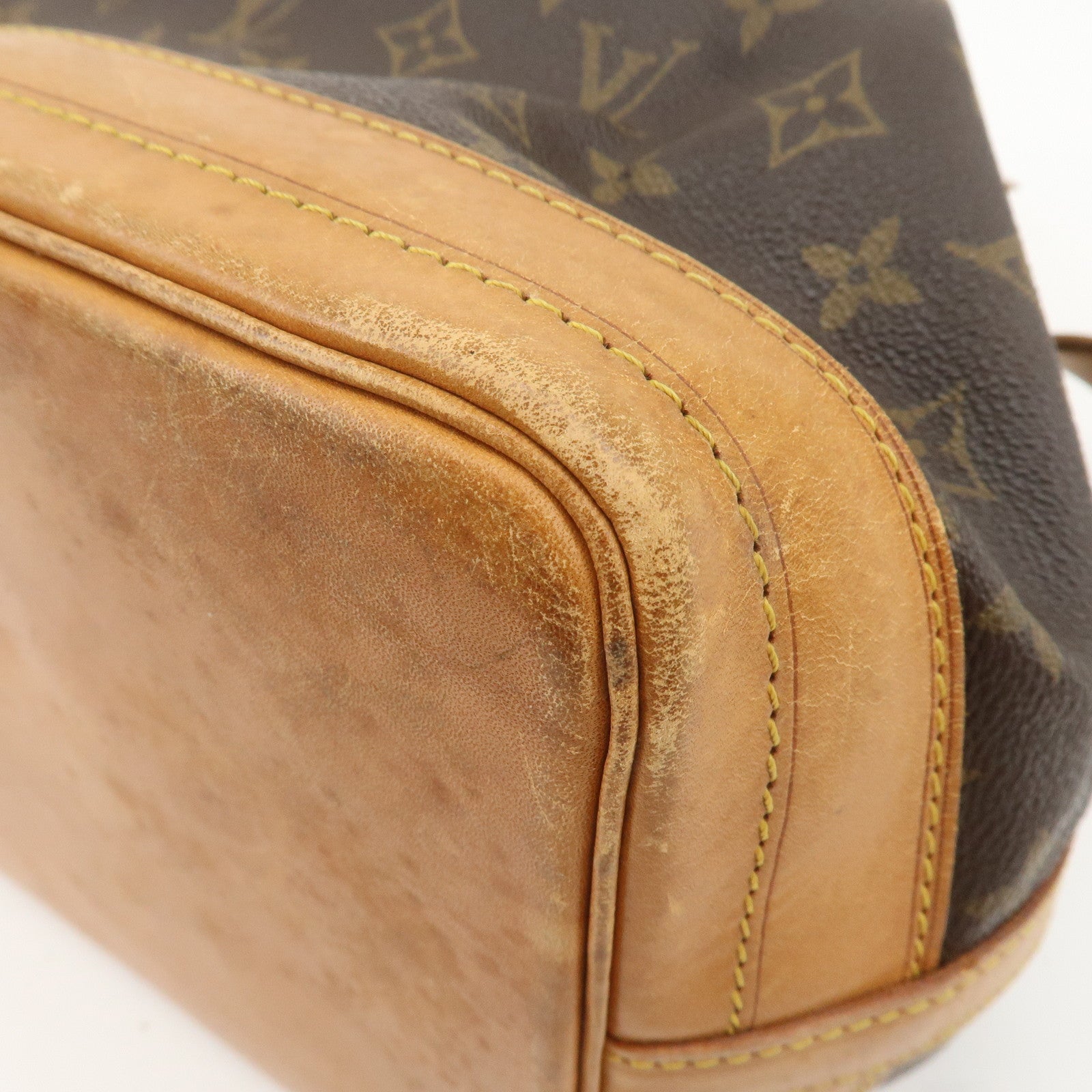 Louis Vuitton Monogram Noe Shoulder Bag Brown M42224