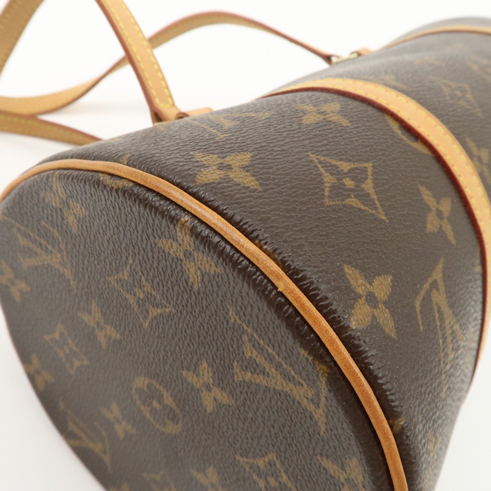 Louis Vuitton Monogram Papillon 30 Hand Bag Brown M51385 Used