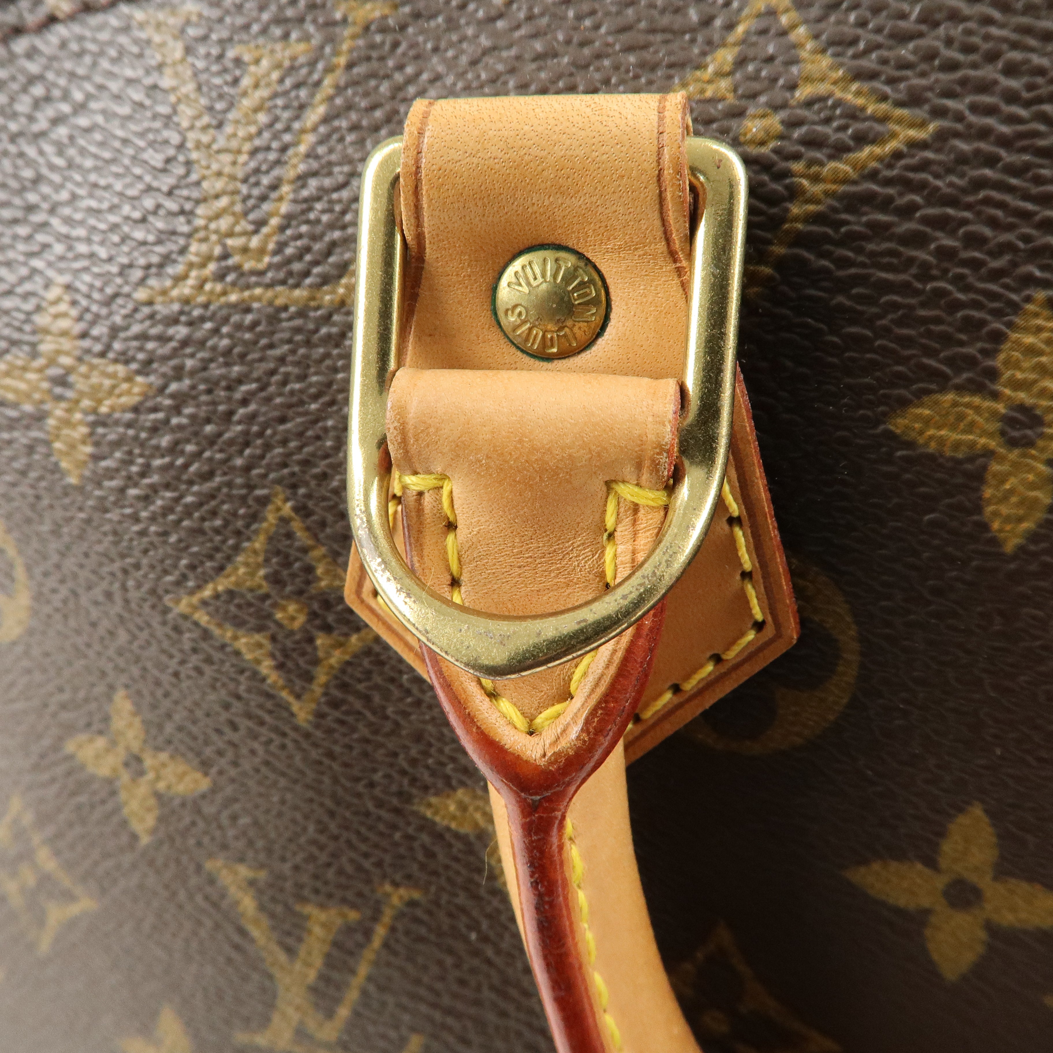 Louis Vuitton Monogram Alma Hand Bag Brown M51130