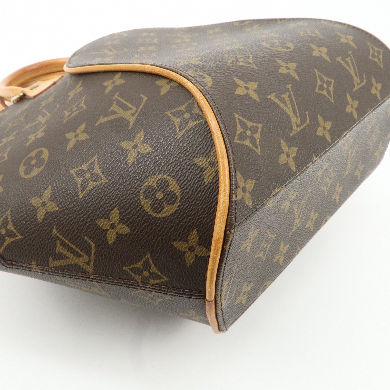 Louis Vuitton Monogram Ellipse MM Hand Bag Brown M51126 Used