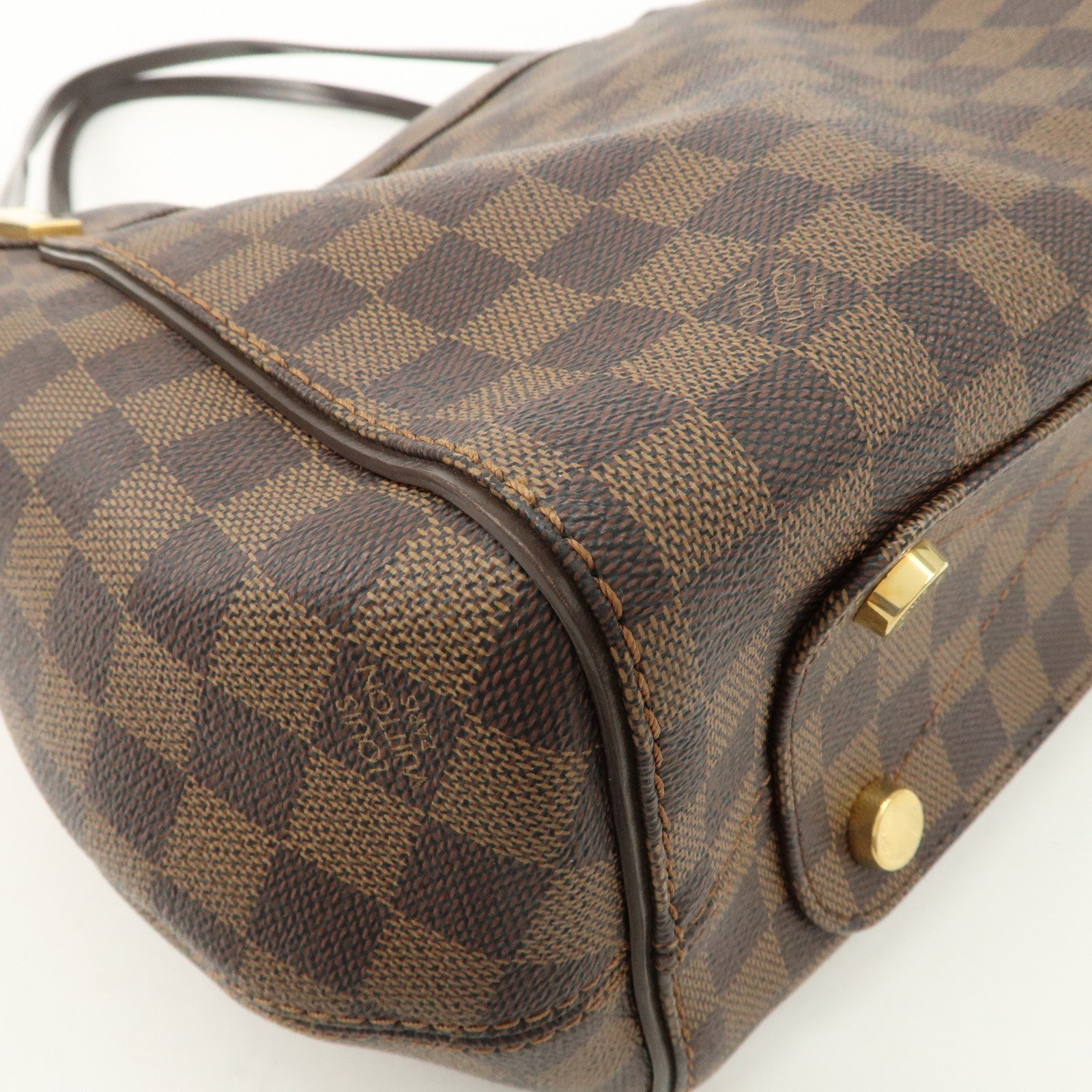 Louis Vuitton Damier Marylebone PM Shoulder Bag Ebene N41215 Used