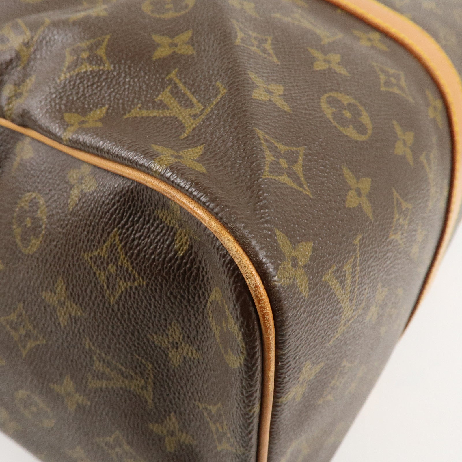 Louis Vuitton Monogram Sac Souple 45 Boston Bag Brown M41624