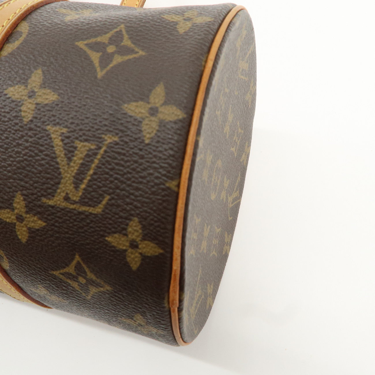 Louis Vuitton Monogram Papillon 30 Hand Bag Brown M51385 Used