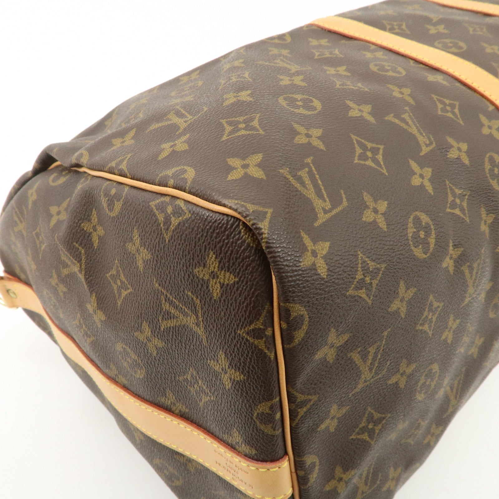 Louis Vuitton Monogram Keep All Bandouliere 55 Boston Bag M41414 Used