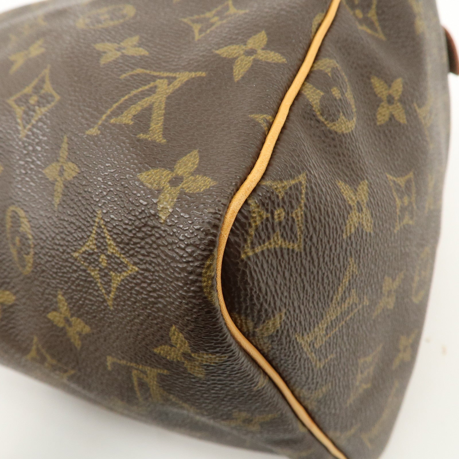 Louis Vuitton Monogram Speedy 30 Hand Bag Boston Bag M41108 Used