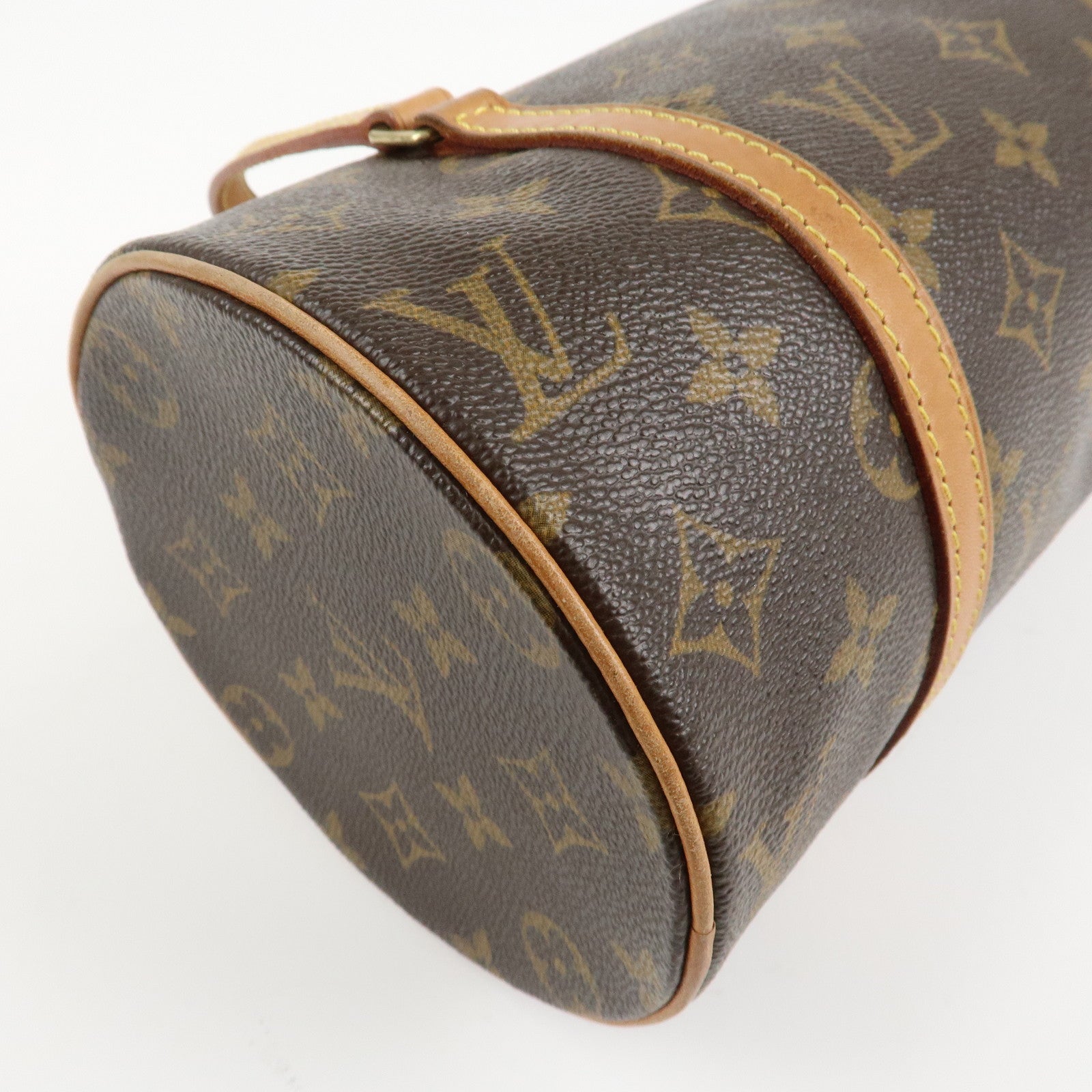 Louis Vuitton Monogram Papillon 26 Hand Bag Brown M51386 Used