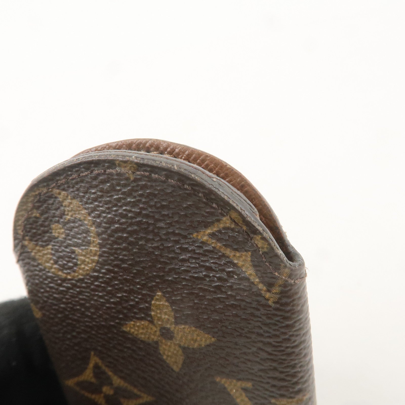 Louis Vuitton Monogram Round PM 4 Key Case Brown M60115