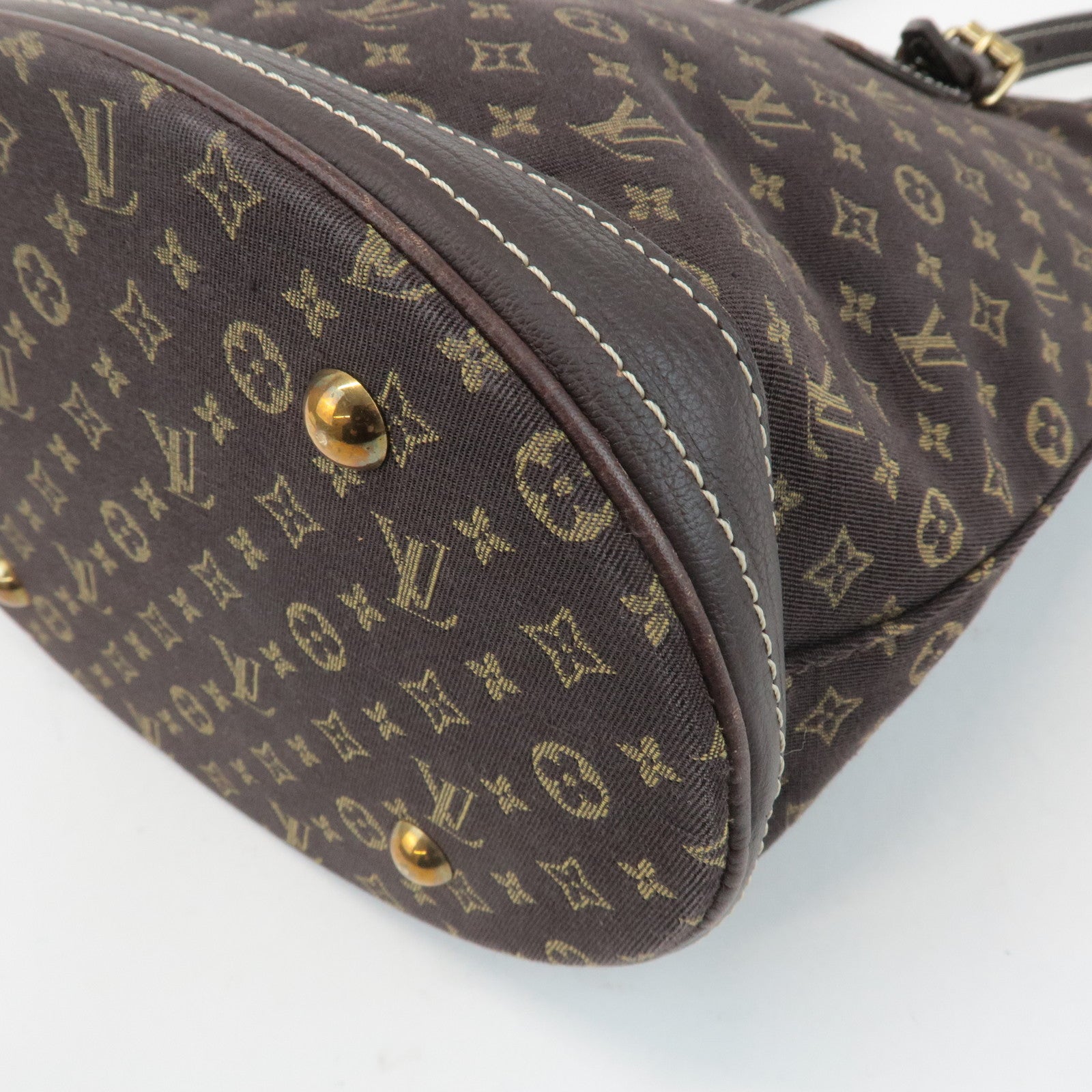 Louis Vuitton Monogram Mini Lin Bucket PM Shoulder Bag M95226 Used