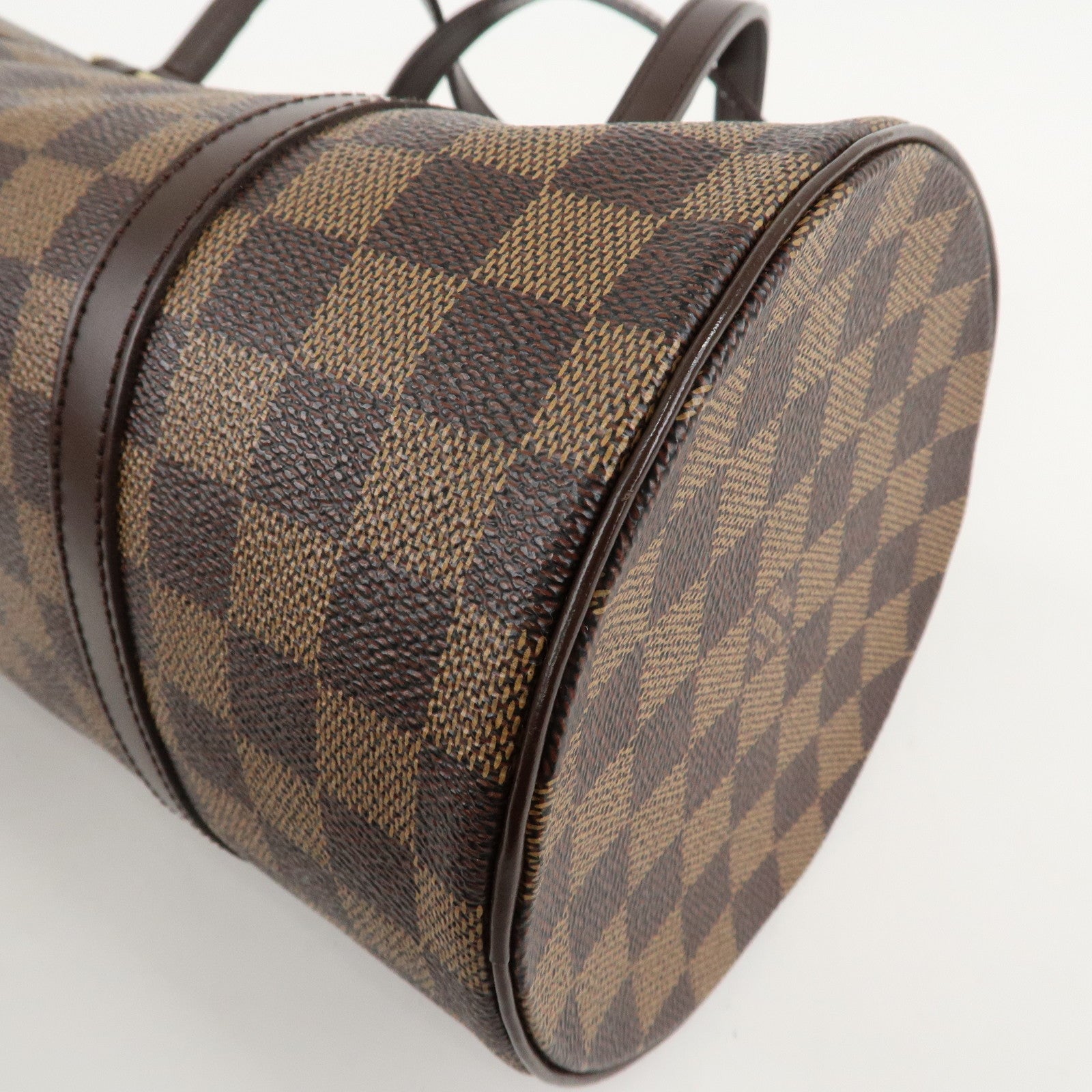 Louis Vuitton Damier Ebene Papillon30 Hand Bag N51303 Brown Used