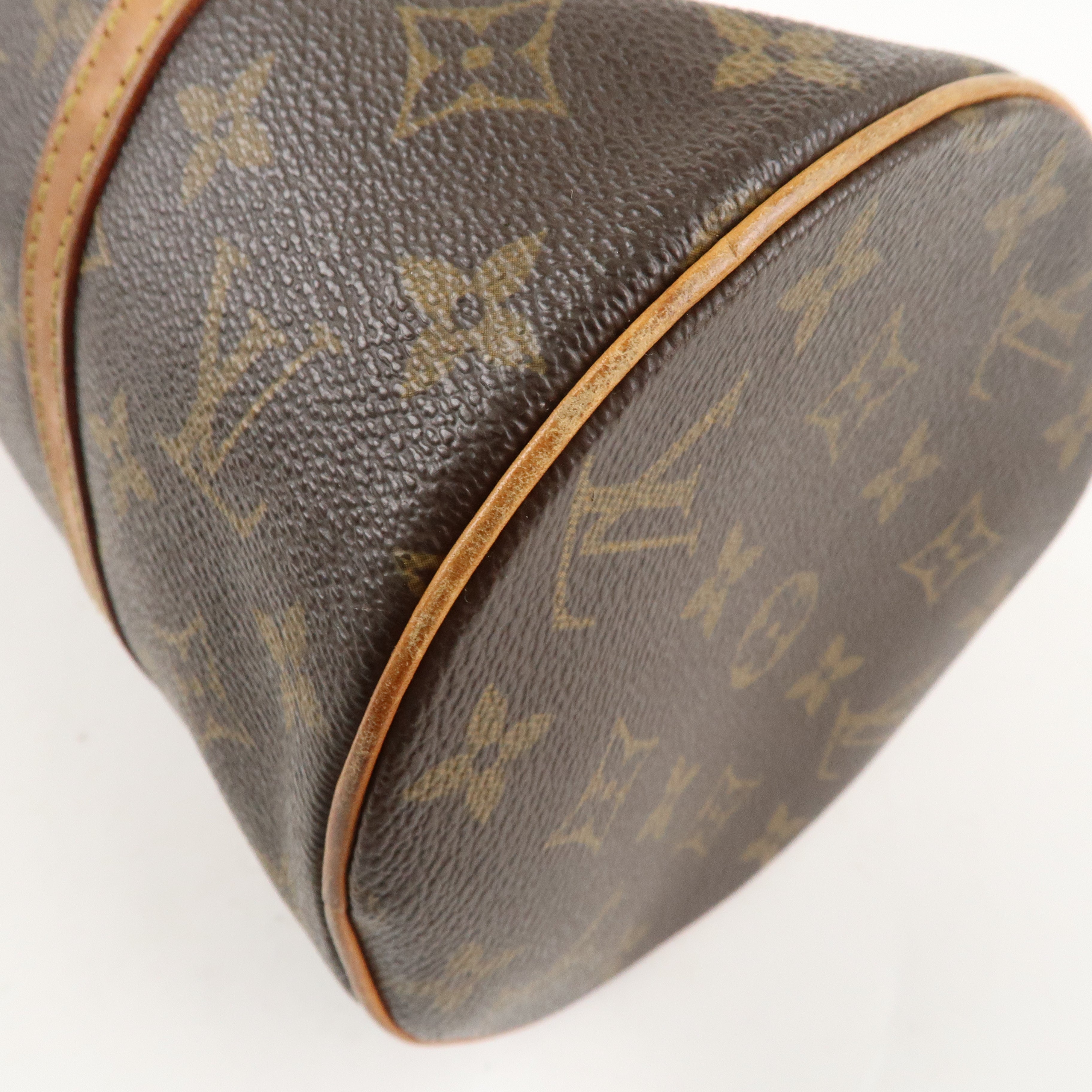 Louis Vuitton Monogram Papillon 30 Hand Bag 
Pouch Brown M51385