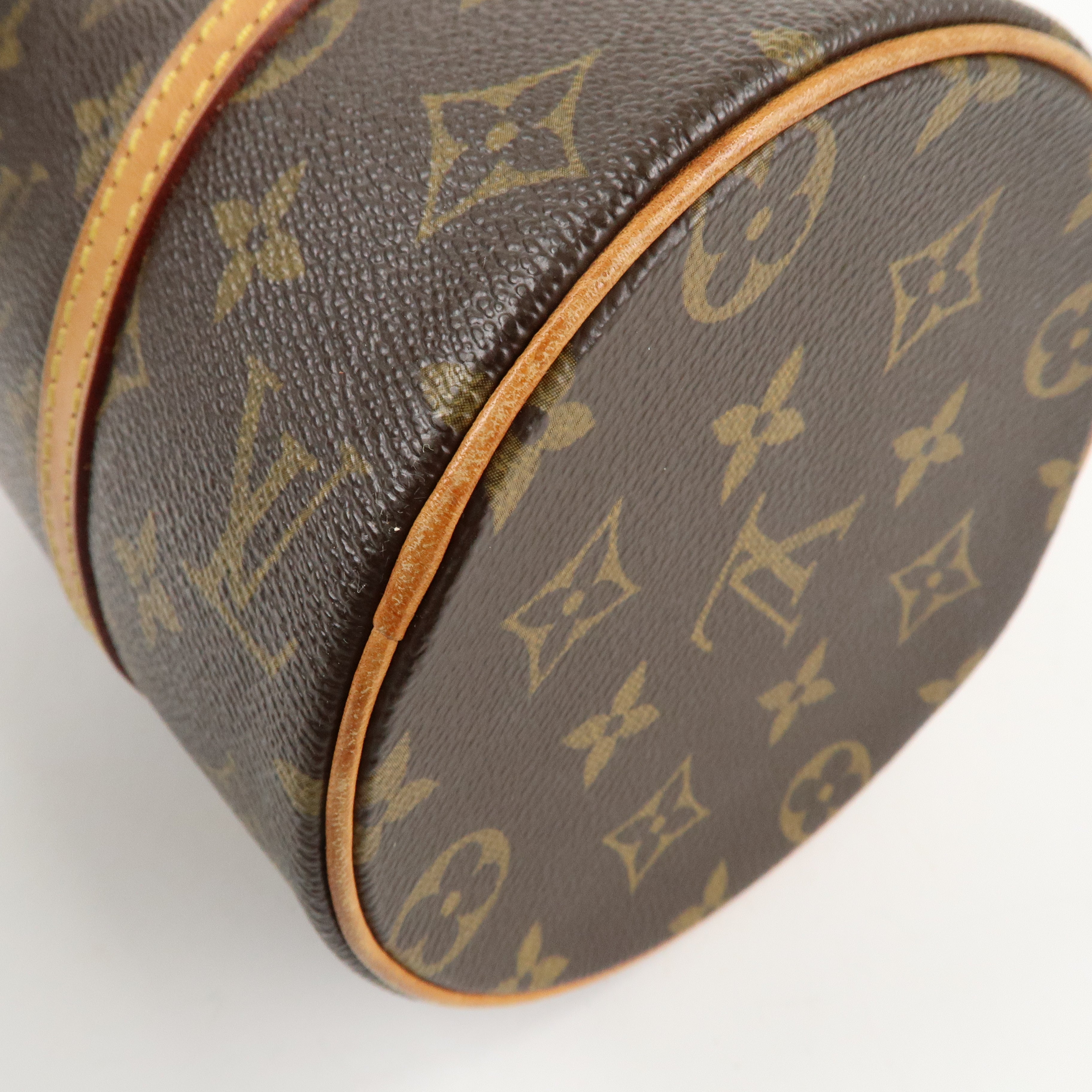 Louis Vuitton Monogram Papillon 26 Hand Bag Brown M51385