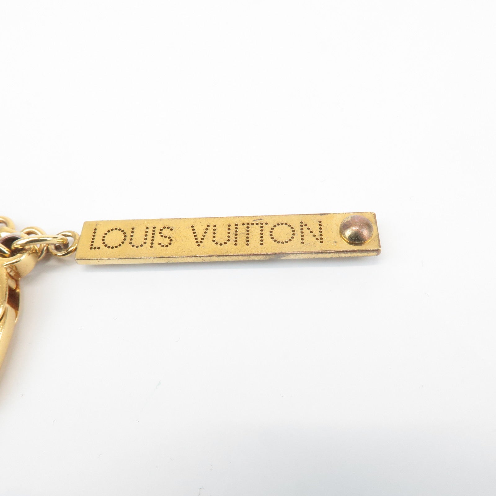 Louis Vuitton Bijoux Sac Tapage Bag Charm Gold Silver M65090 Used