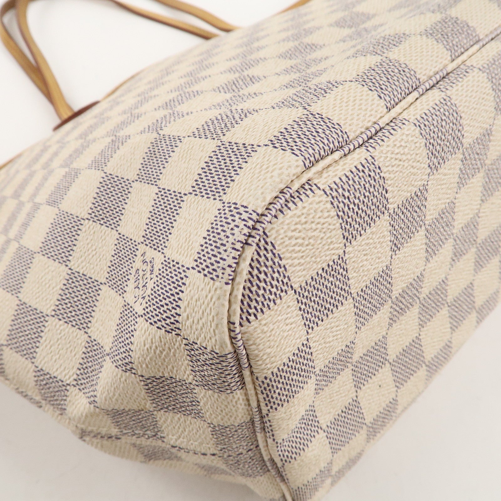 Louis Vuitton Damier Azur Neverfull MM Tote Bag N51107