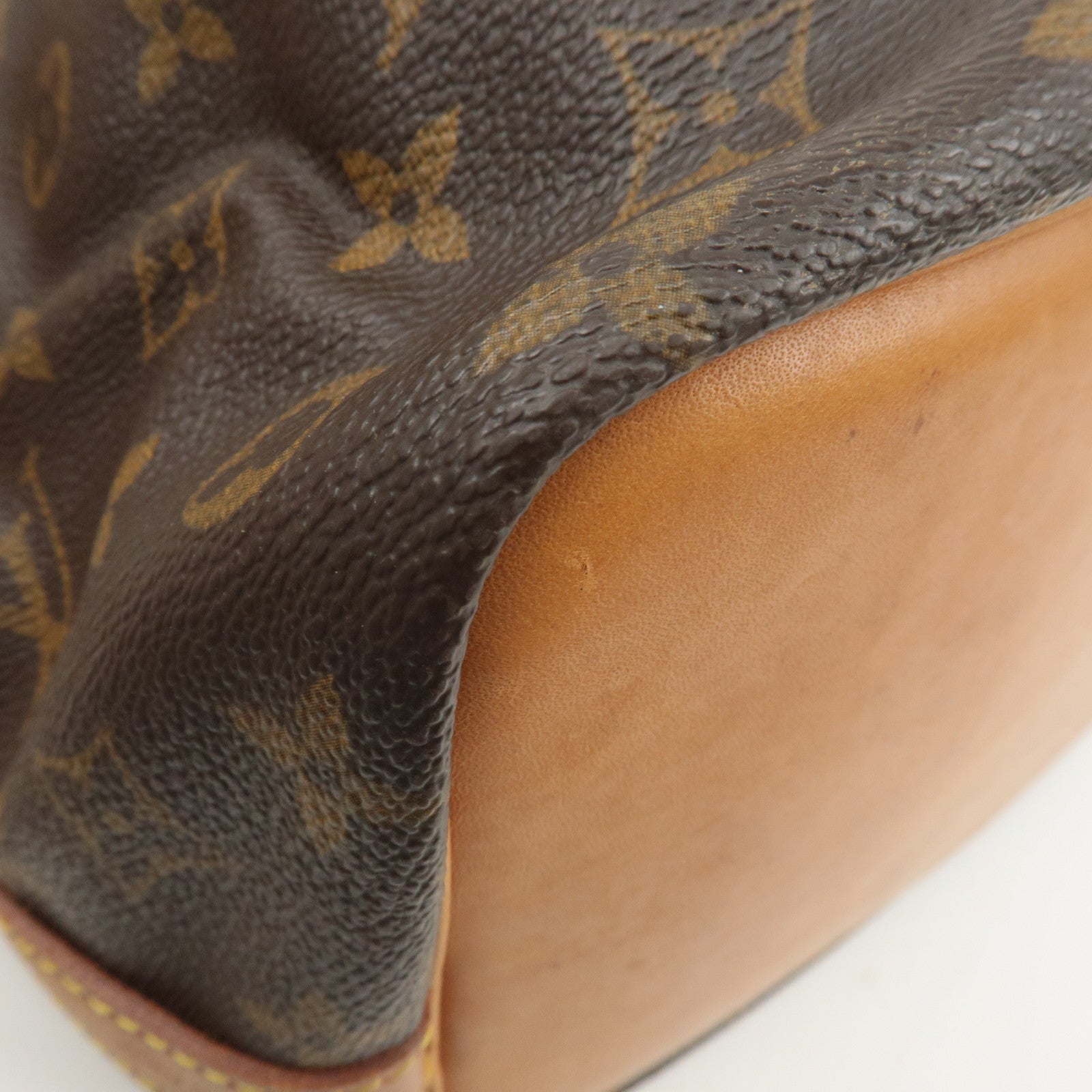 Louis Vuitton Monogram Petit Noe Shoulder Bag Brown M42226